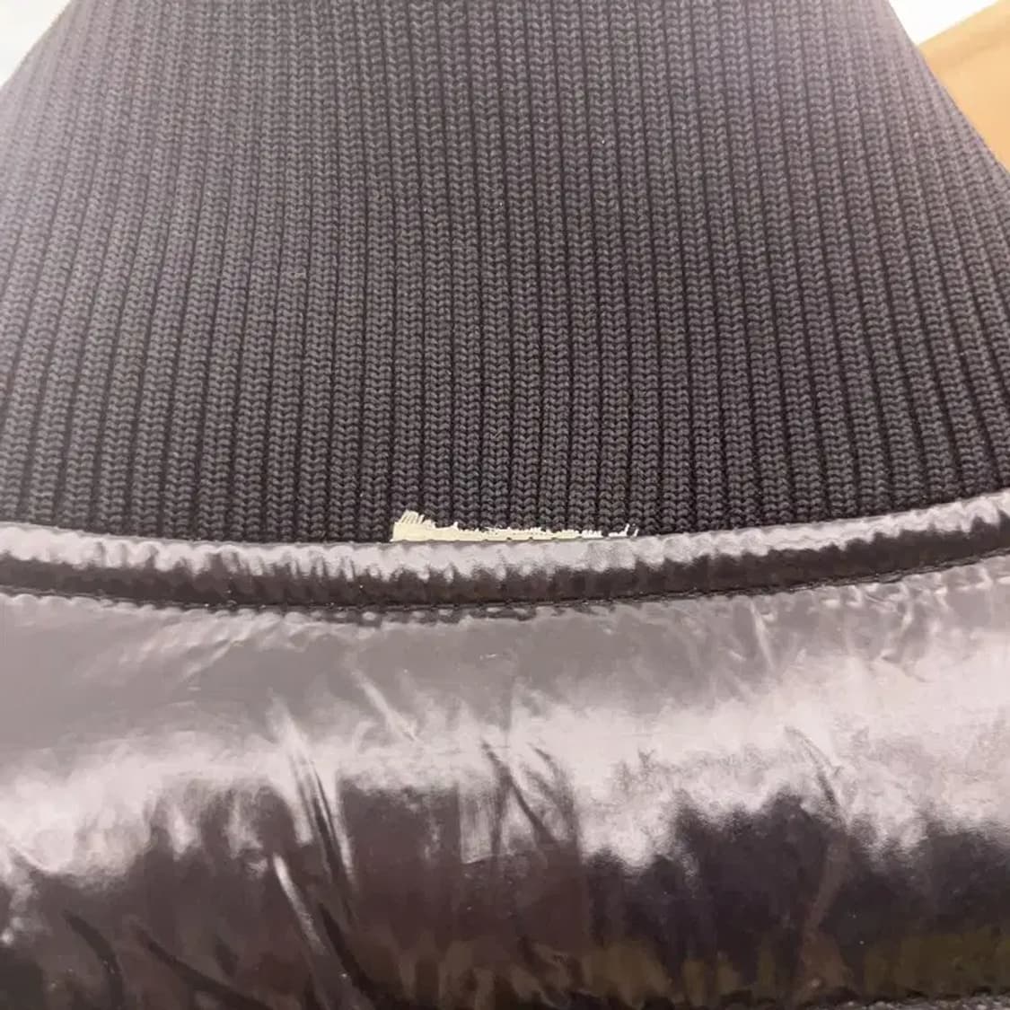 갭 Y2K 유니크 유광 오렌지블랙 패딩 S C07013 상품이미지6