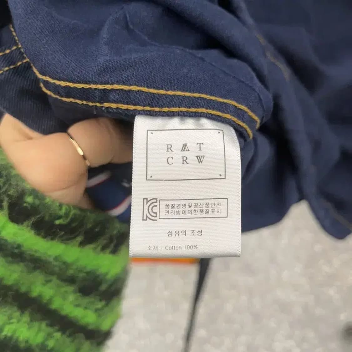 로맨틱크라운 올드스쿨 키치 패치 코튼 아노락 M C07017 상품이미지6