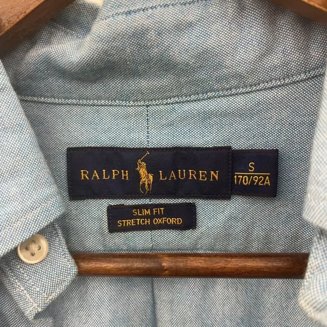 폴로 랄프로렌 멀티포니 옥스포드 파스텔 블루 셔츠 S C07025 상품이미지5