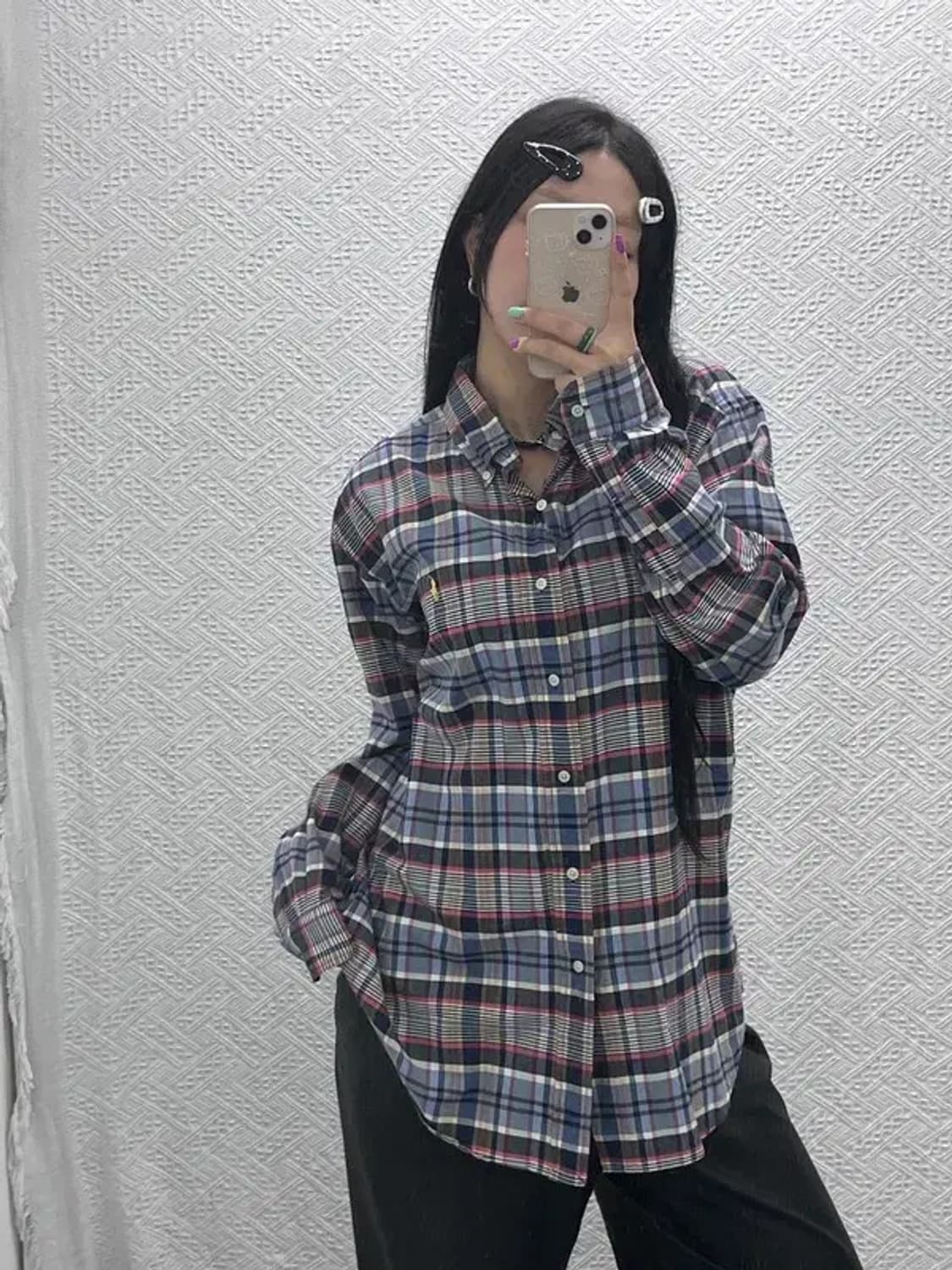 폴로 랄프로렌 파머룩 컨트리 체크 셔츠 L C07027 상품이미지1