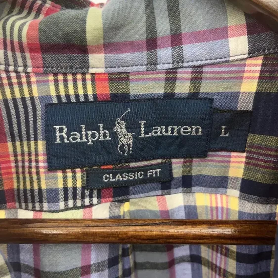 폴로 랄프로렌 파머룩 컨트리 체크 셔츠 L C07027 상품이미지5