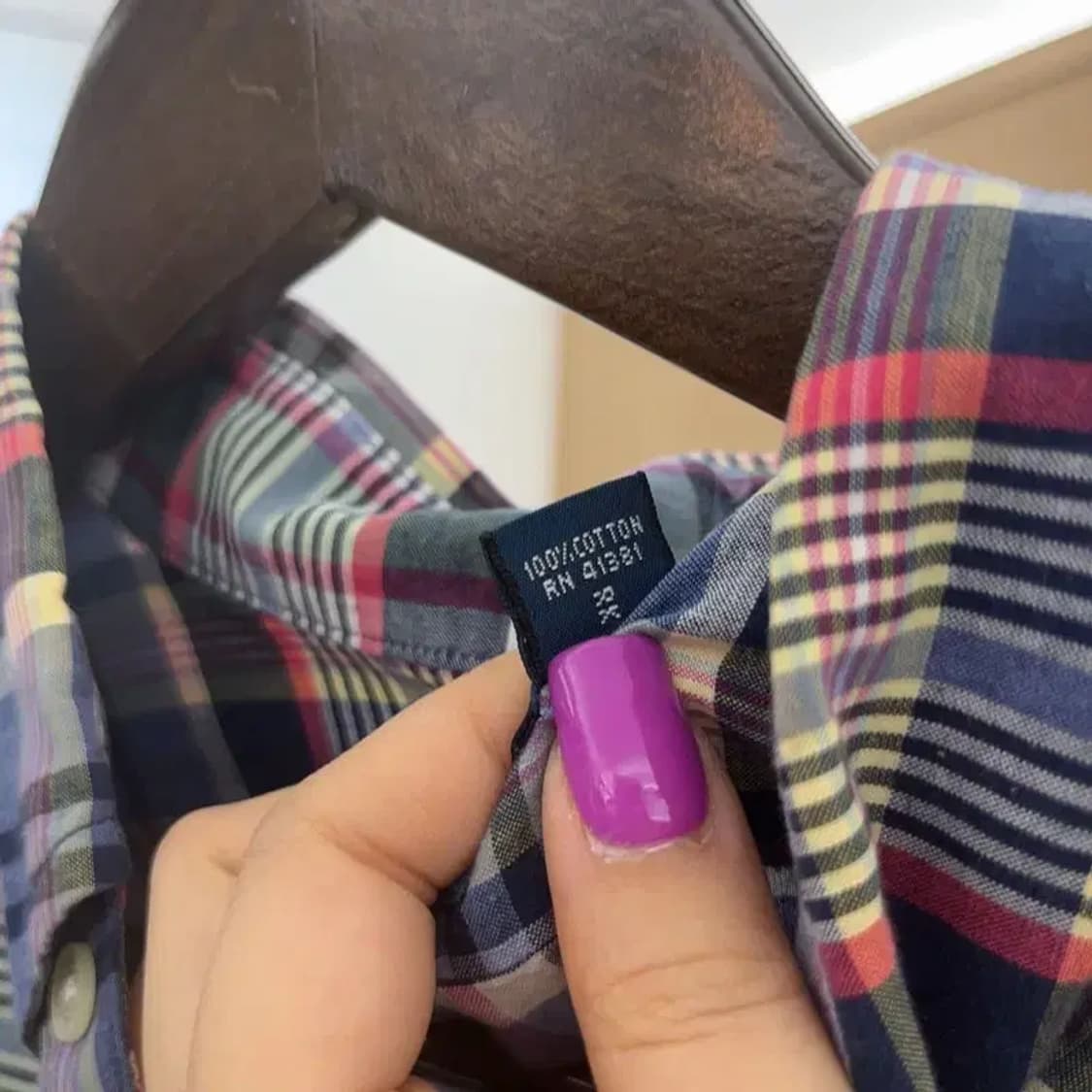 폴로 랄프로렌 파머룩 컨트리 체크 셔츠 L C07027 상품이미지6