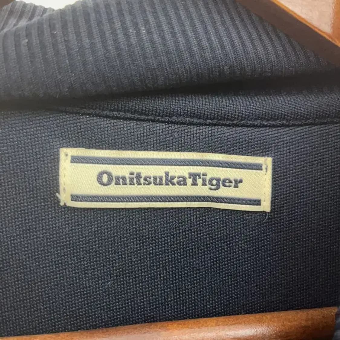 오니츠카 타이거 올드스쿨 배색 라인 져지 집업 100 C06999 상품이미지5