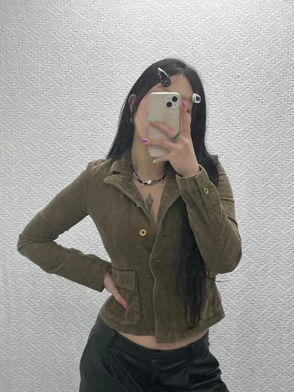 폴로 랄프로렌 코듀로이 골덴 워크 자켓 XS C07023 상품이미지1