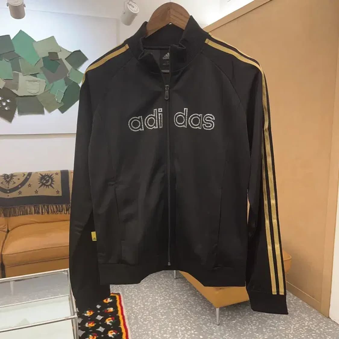 아디다스 Y2K 레트로 큐빅로고 져지 집업 100 C07003 상품이미지3