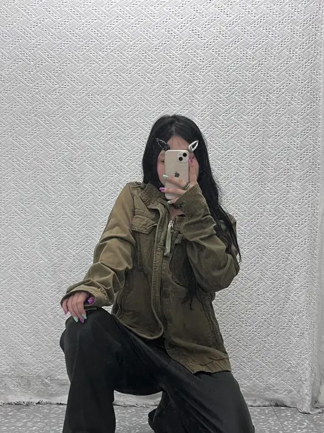 아베크롬비 밀리터리 멀티 포켓 야상 자켓 S C07005 상품이미지2