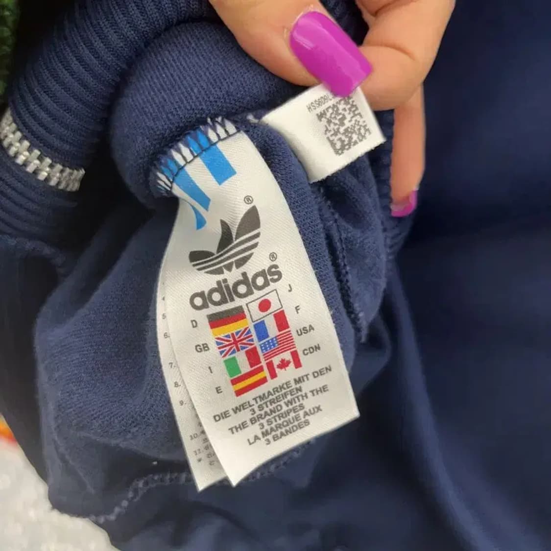 아디다스 올드스쿨 원터더블 네이비그린 져지 자켓 95 C07024 상품이미지6