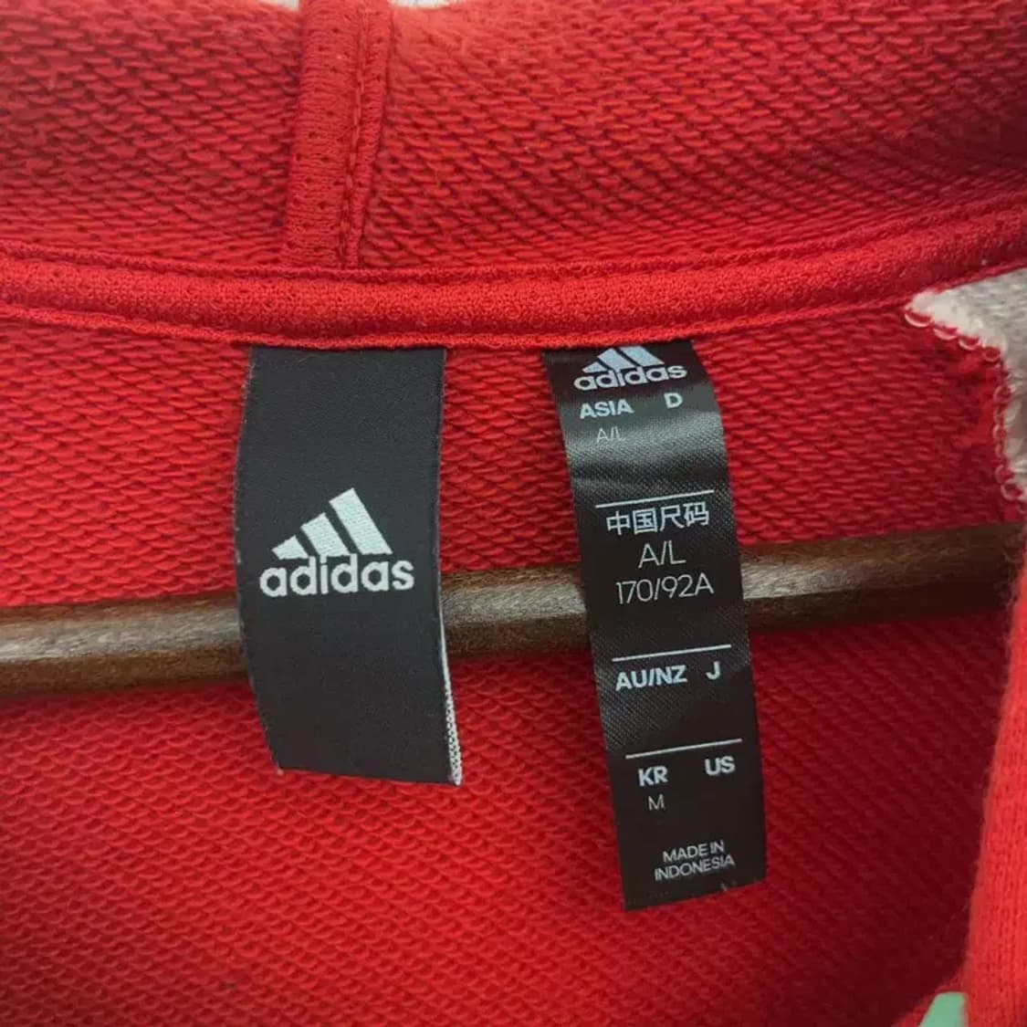 아디다스 올드스쿨 희귀 레트로 배색 후드 집업 M C07011 상품이미지5