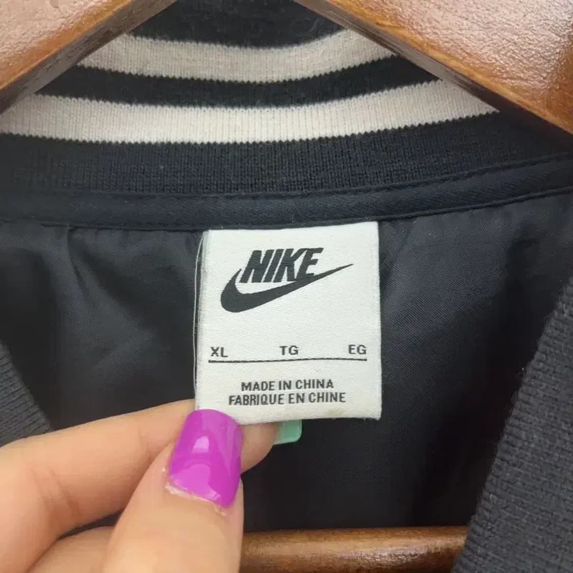 나이키 NSW 어센틱 모던 바시티 자켓 XL C07021 상품이미지5