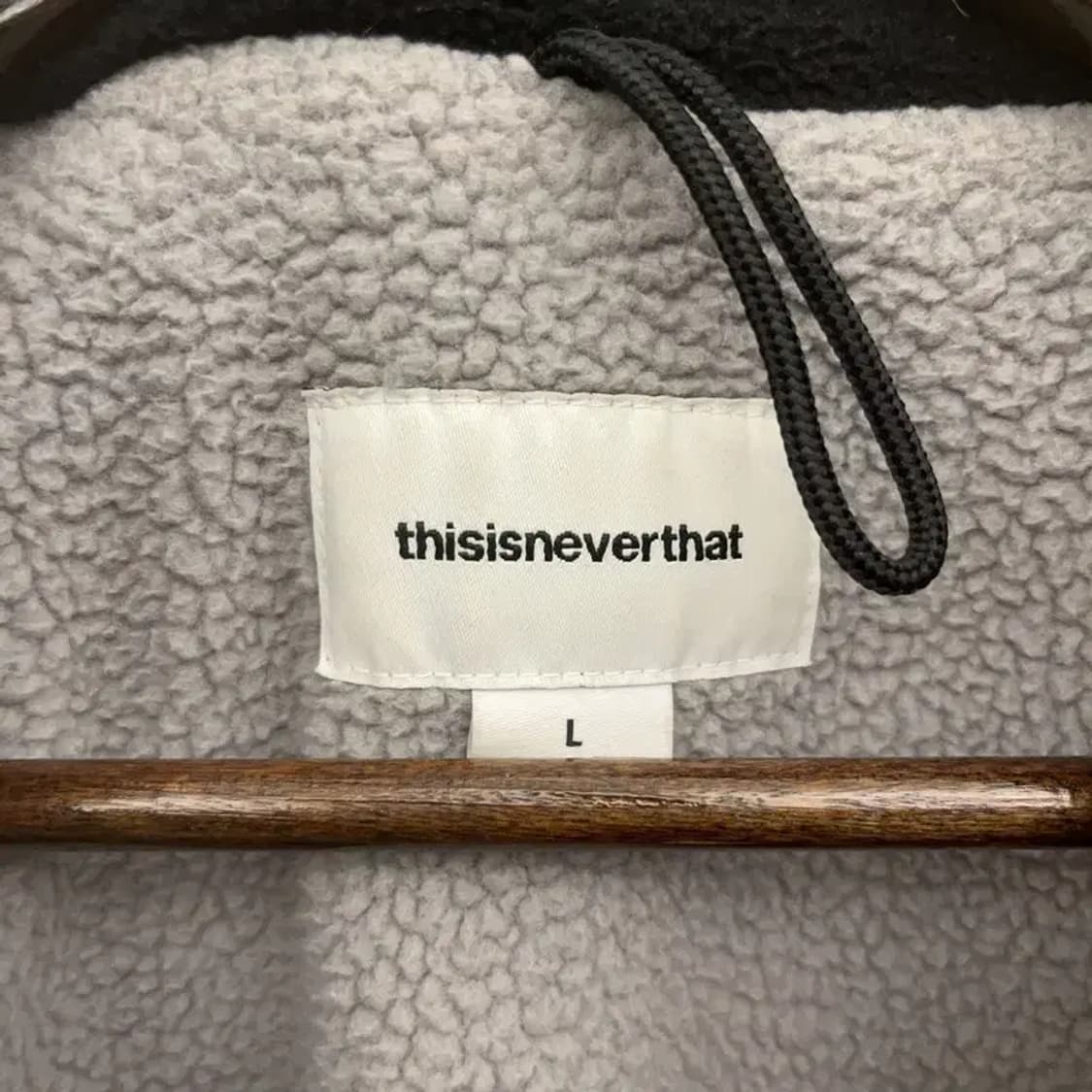 디스이즈네버댓 고프코어 워크웨어 바람막이 양털 자켓 L C07016 상품이미지5