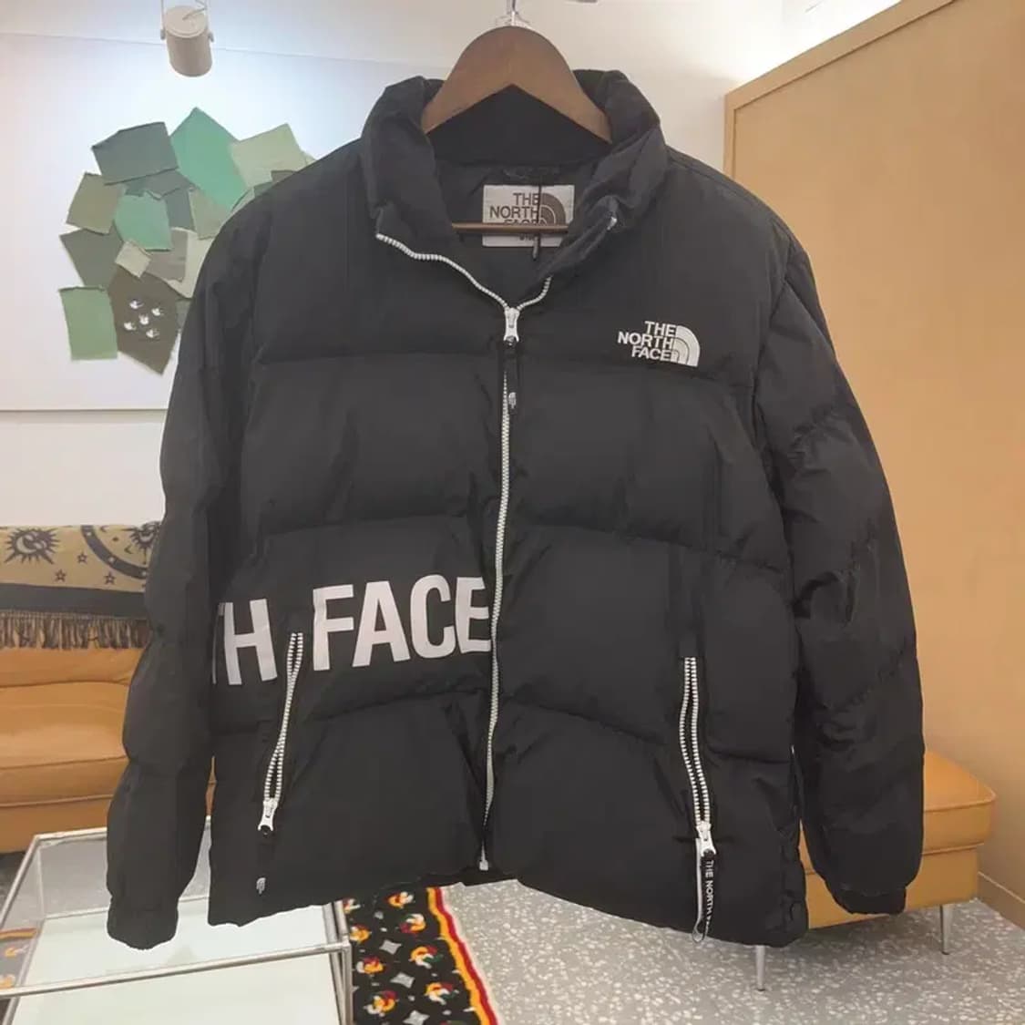 노스페이스 화이트라벨 알칸티볼 빅 레터링 패딩 M C07051 상품이미지3