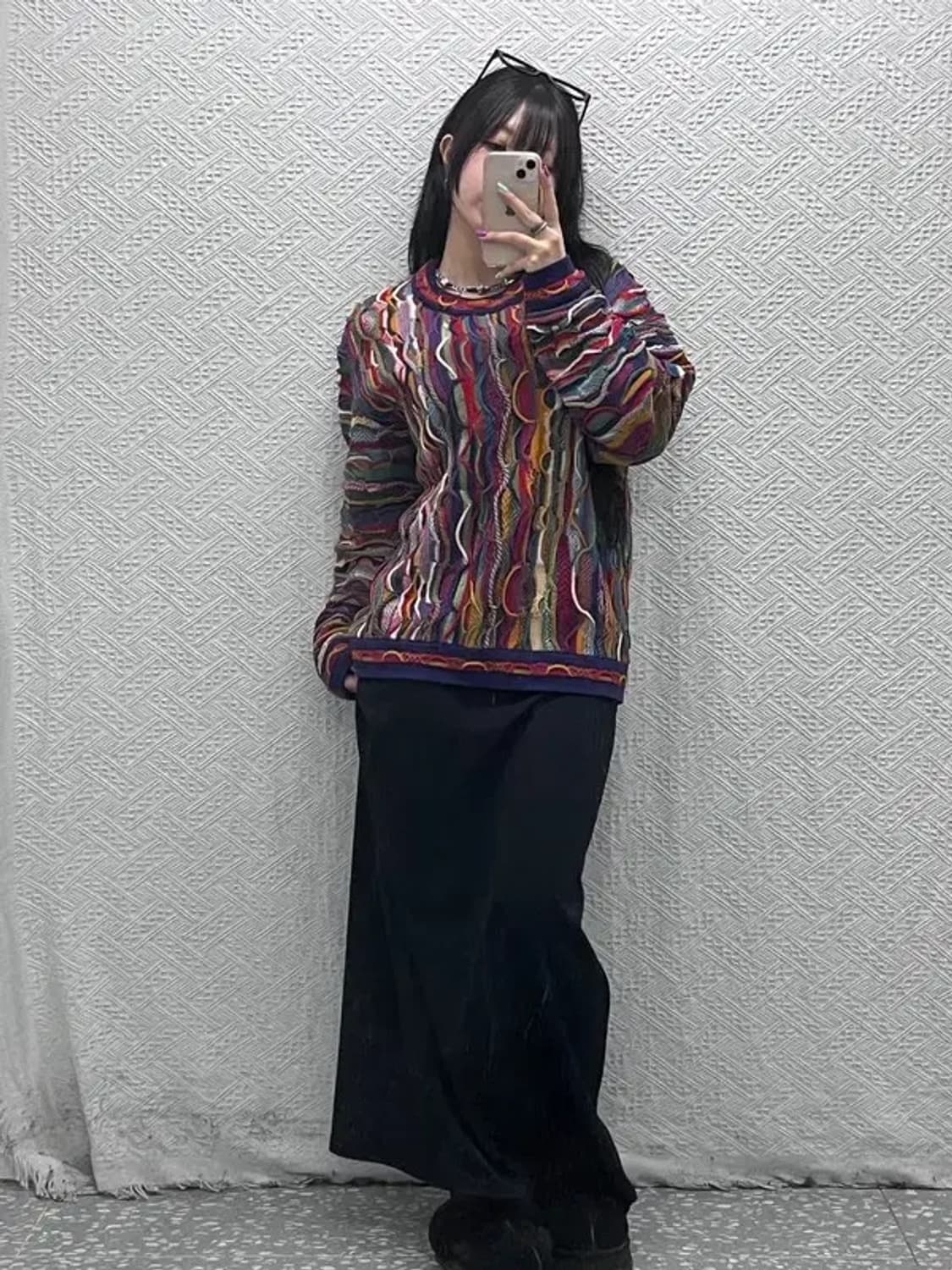 림노스 보헤미안 에스닉 멀티컬러 인디언 울니트 M 105 C07055 상품이미지2