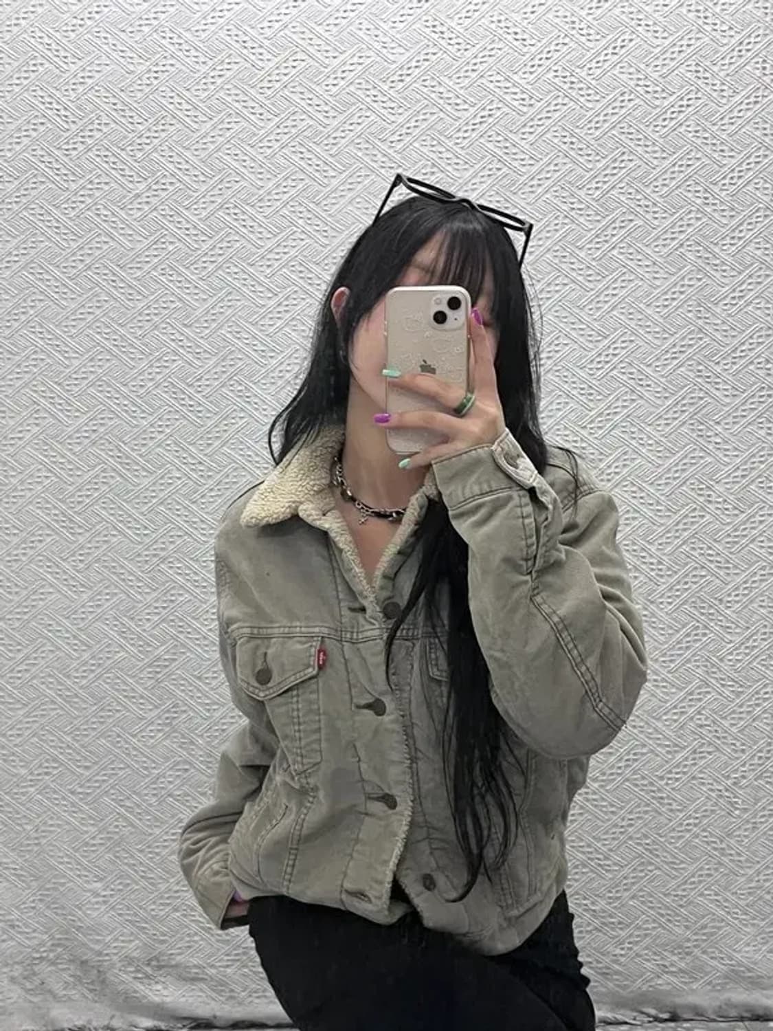 리바이스 빈티지 컨트리 트러커 양털 자켓 S C07048 상품이미지1