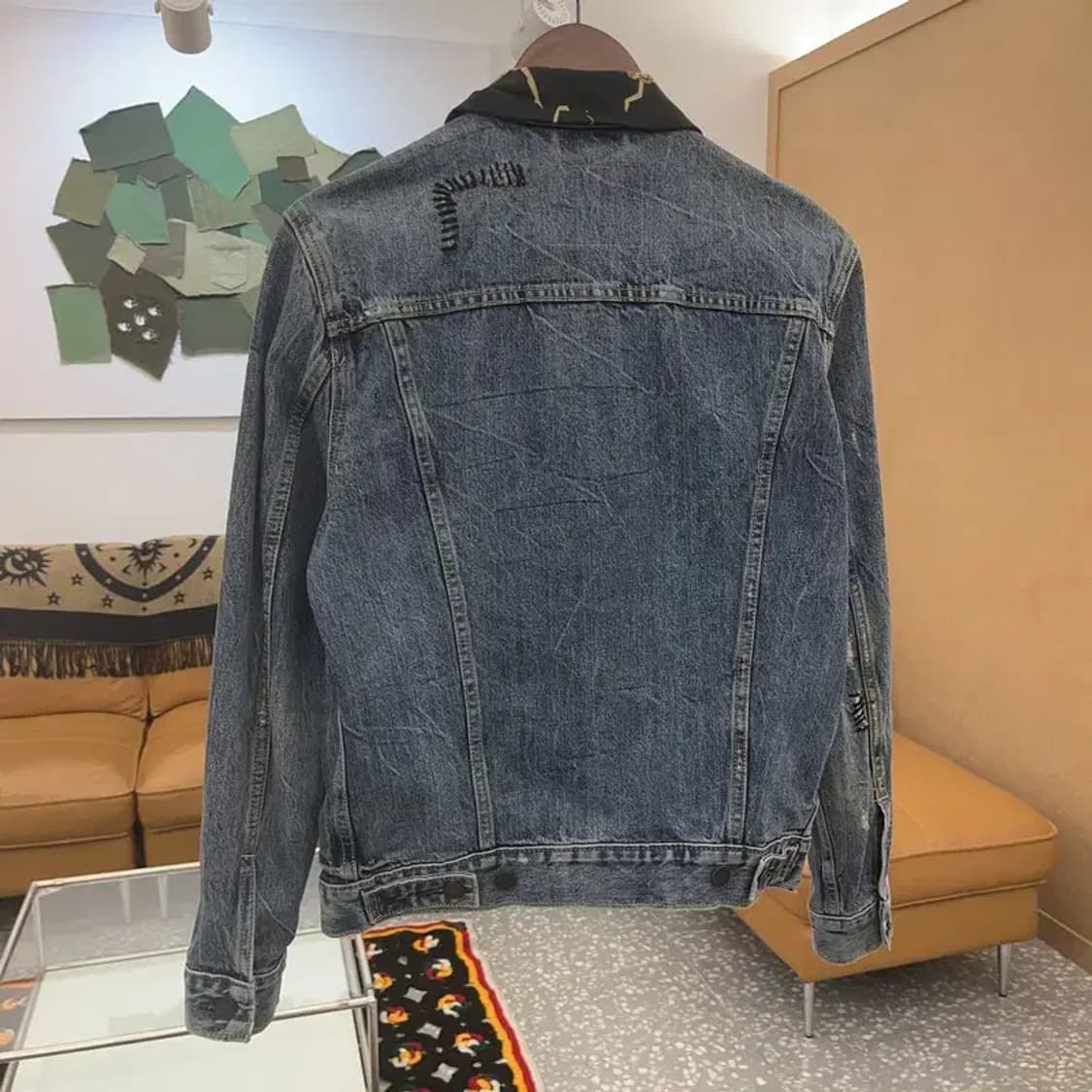 리바이스 리워크 키치 하와이안 카라 트러커 데님 자켓 S C07042 상품이미지4