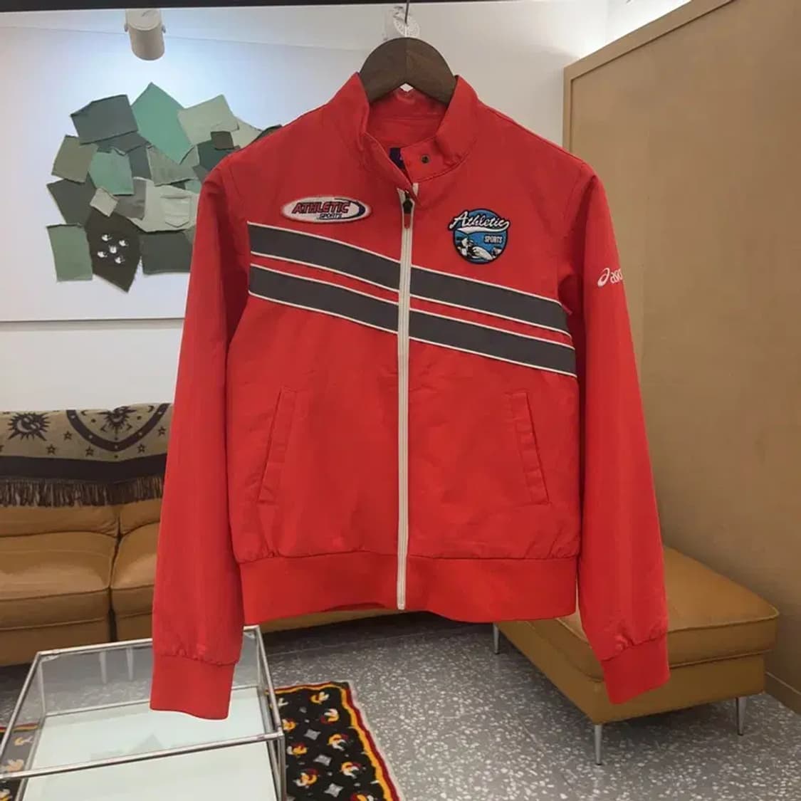 아식스 올드스쿨 모터사이클 레이싱 패치 자켓 95 C07061 상품이미지3