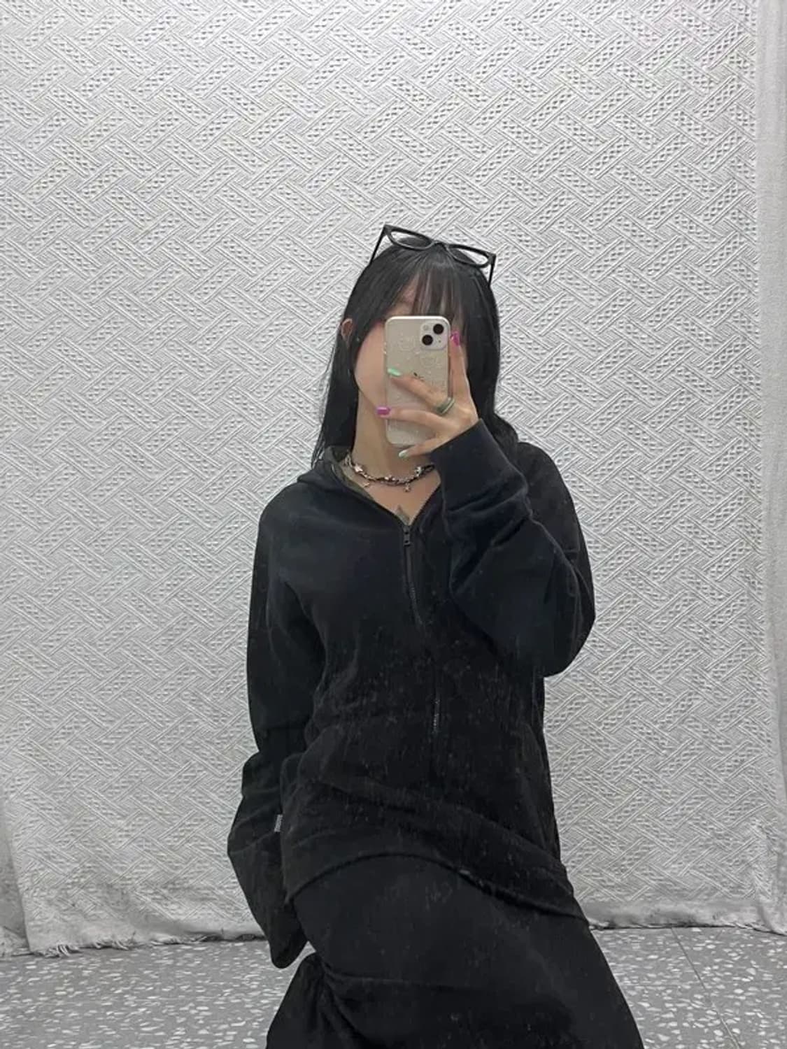 스투시 올드스쿨 베이직 모던 폭닥 후리스 집업 L C07066 상품이미지1