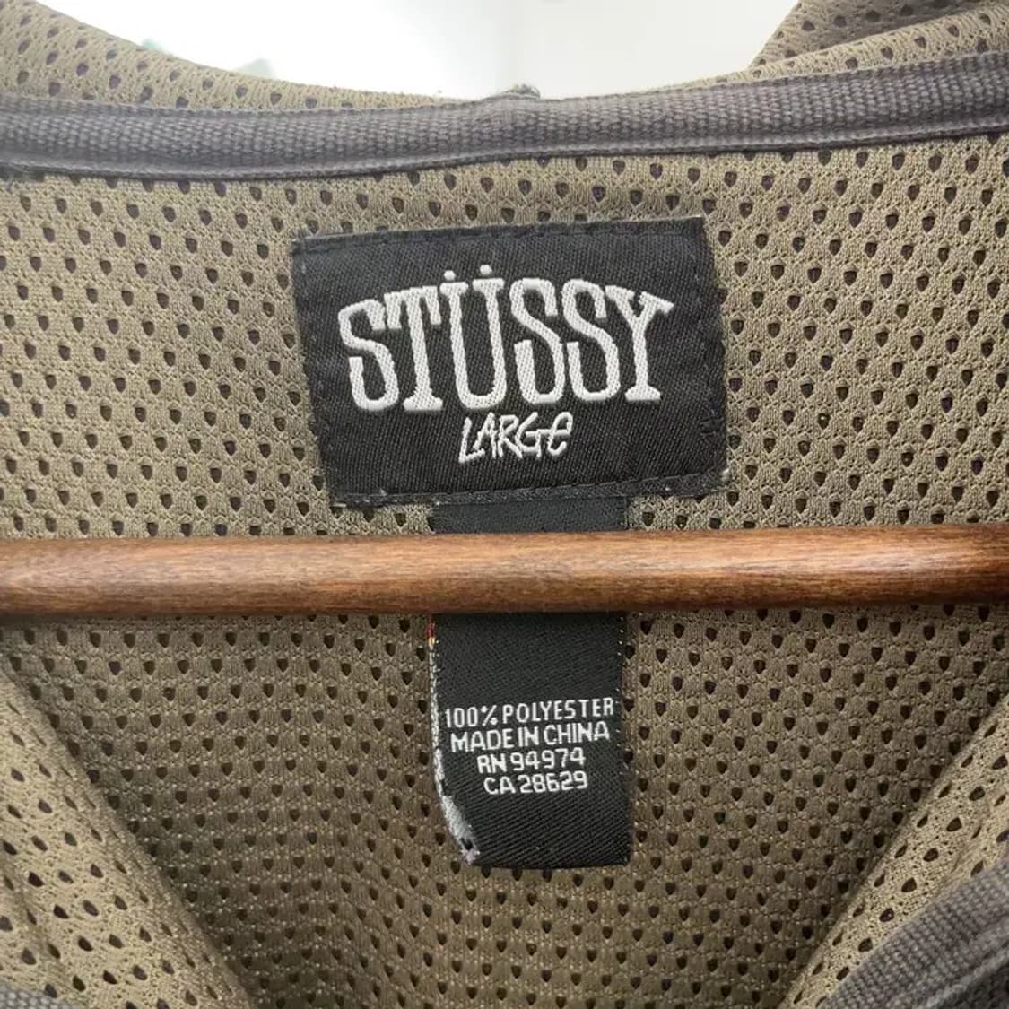 스투시 올드스쿨 베이직 모던 폭닥 후리스 집업 L C07066 상품이미지5