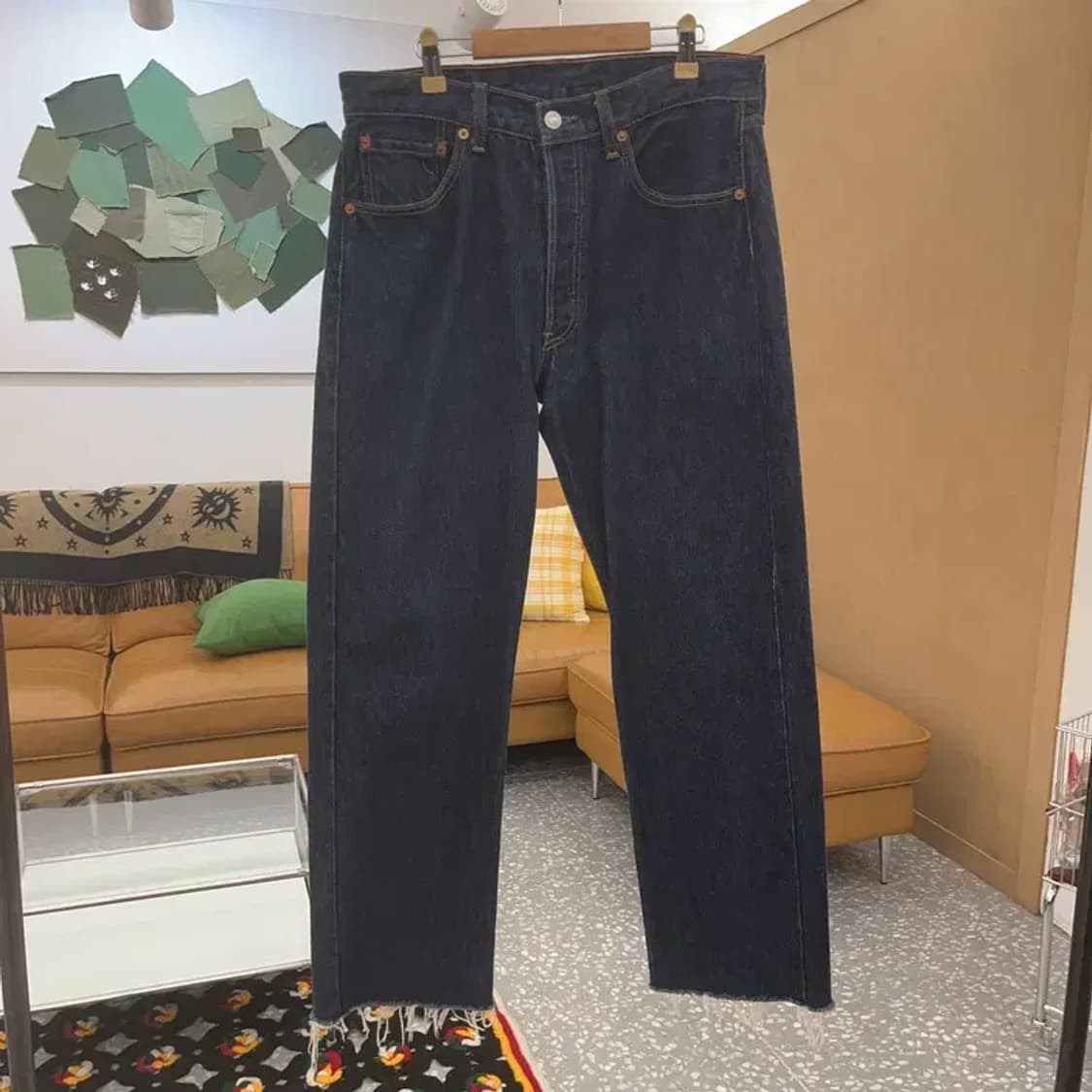 리바이스 501 빈티지 그런지 디테일 데님 팬츠 32인치 C07074 상품이미지3