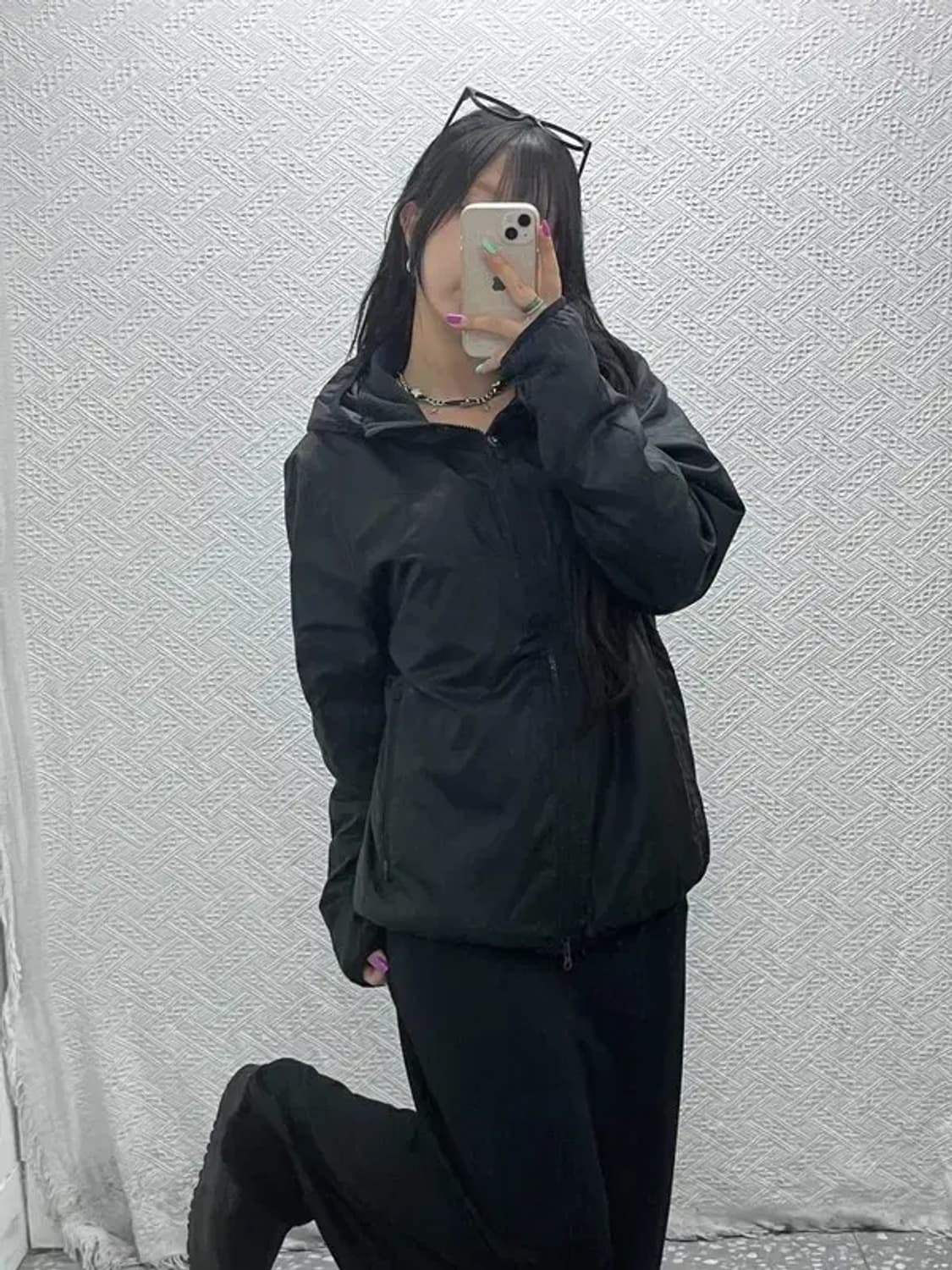 나이키 올드스쿨 빈티지 윈드브레이커 바람막이 자켓 L C07056 상품이미지1