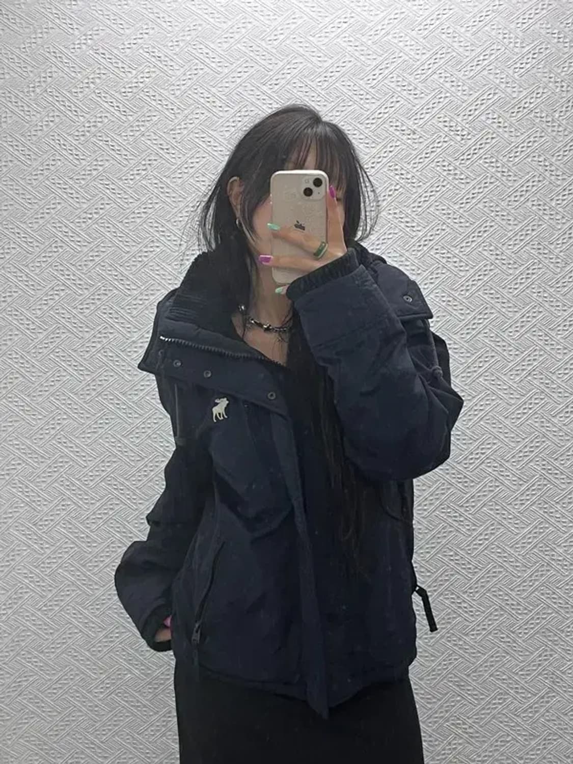 아베크롬비 캐주얼 약기모 바람막이 야상자켓  XL C07078 상품이미지1