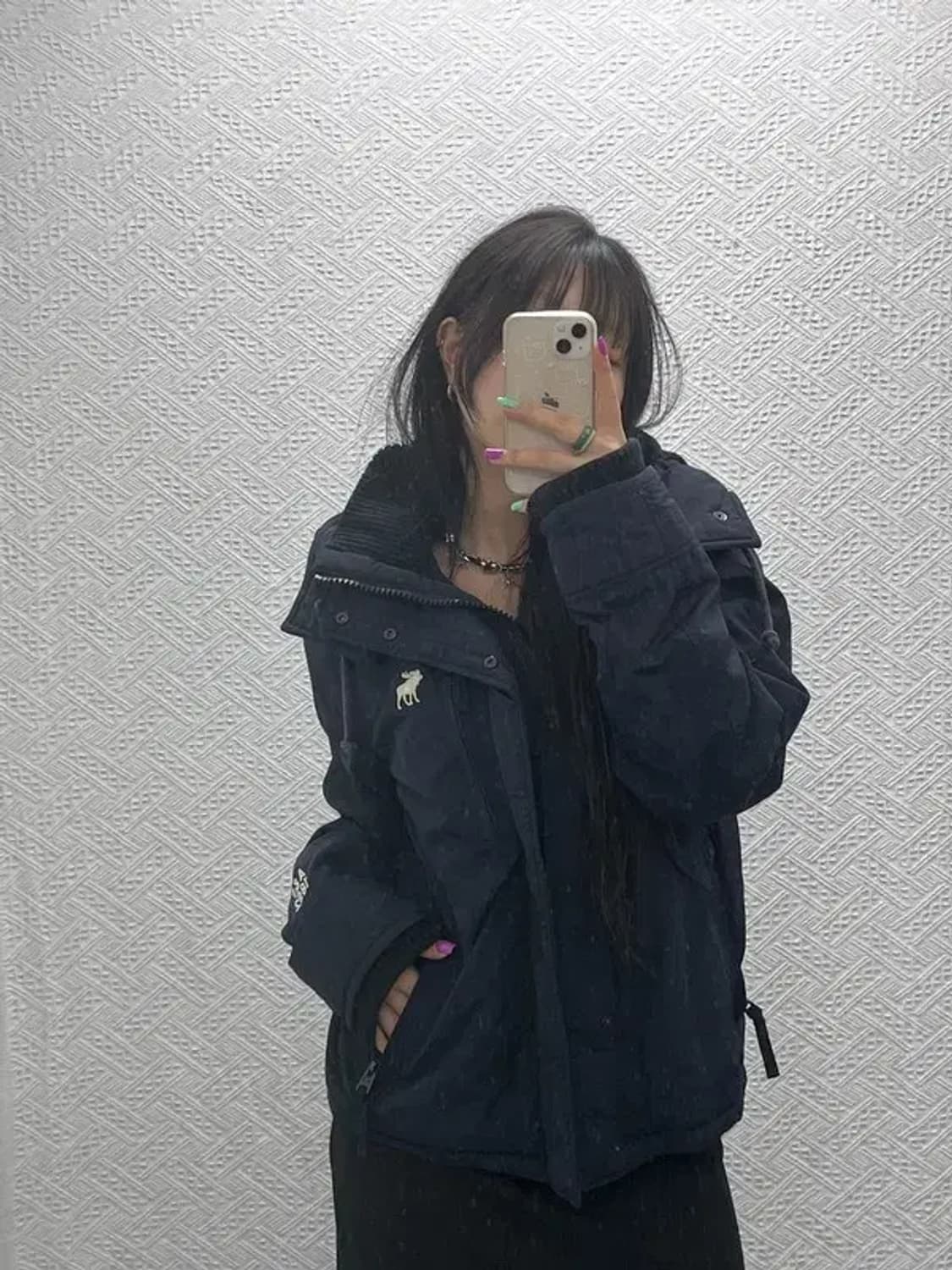 아베크롬비 캐주얼 약기모 바람막이 야상자켓  XL C07078 상품이미지2