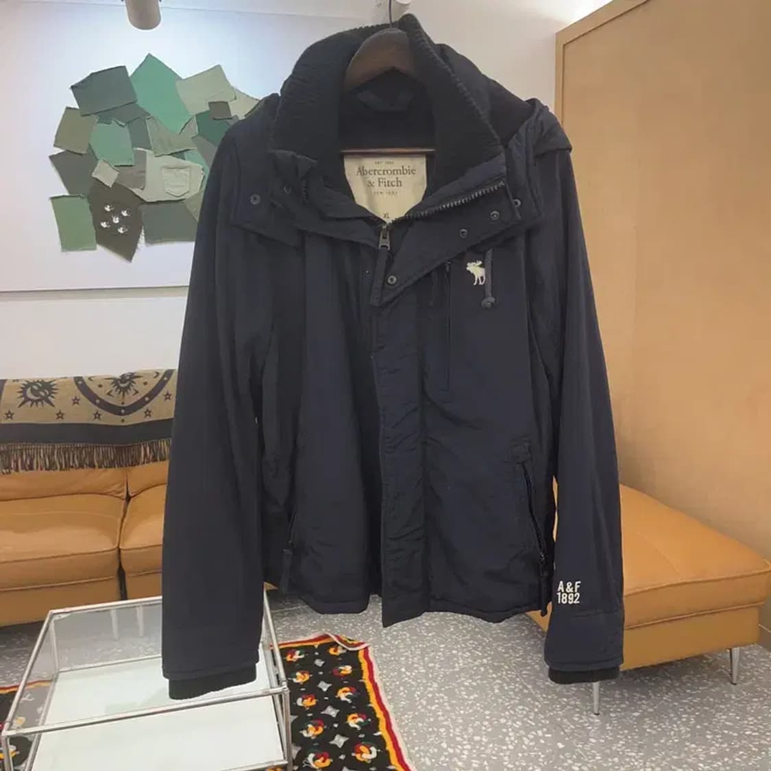 아베크롬비 캐주얼 약기모 바람막이 야상자켓  XL C07078 상품이미지3