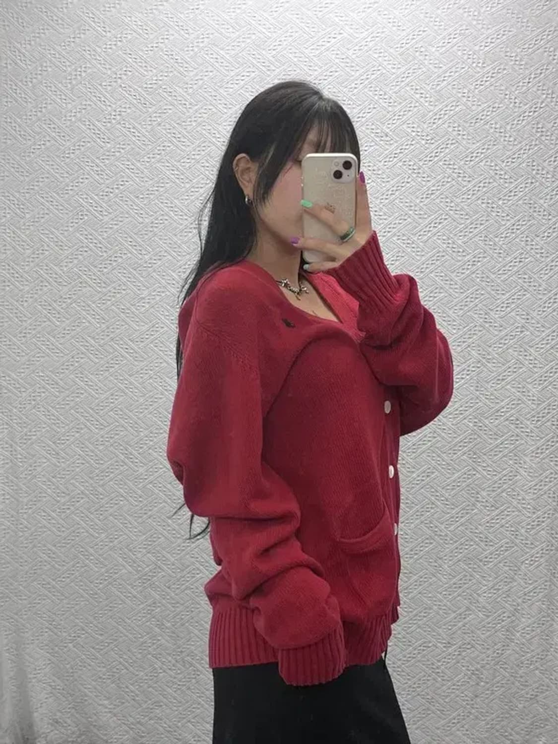 폴로 랄프로렌 아방핏 버건디 니트 가디건 95 C07084 상품이미지2