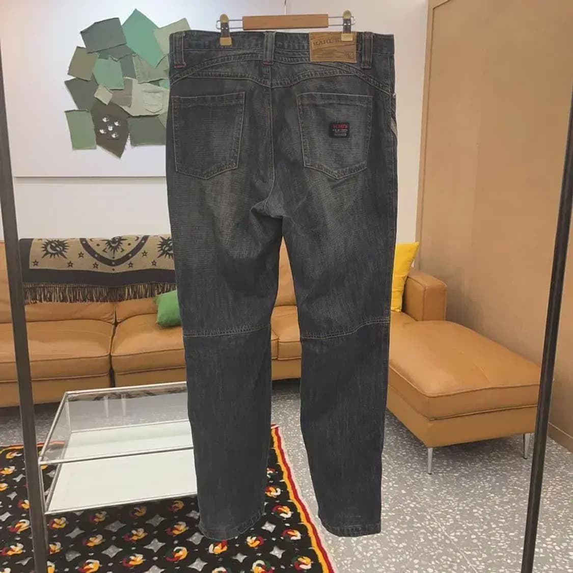 칼 카니 레트로 사이드라인 워싱 데님팬츠 36인치 C07102 상품이미지4