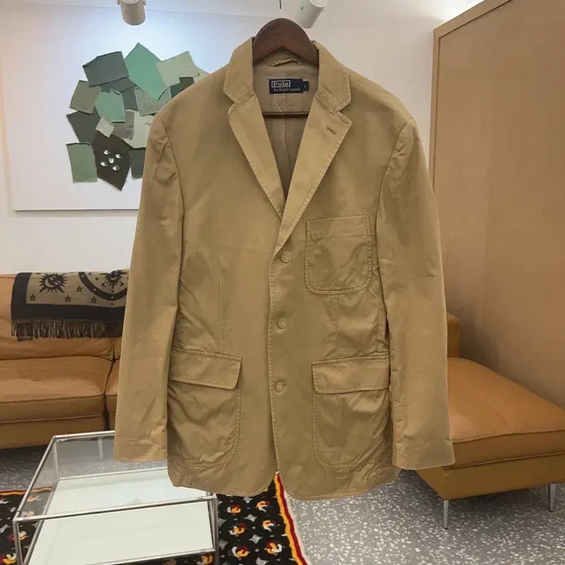 폴로 랄프로렌 베이직 모던 블레이저 치노 자켓 L C07080 상품이미지3