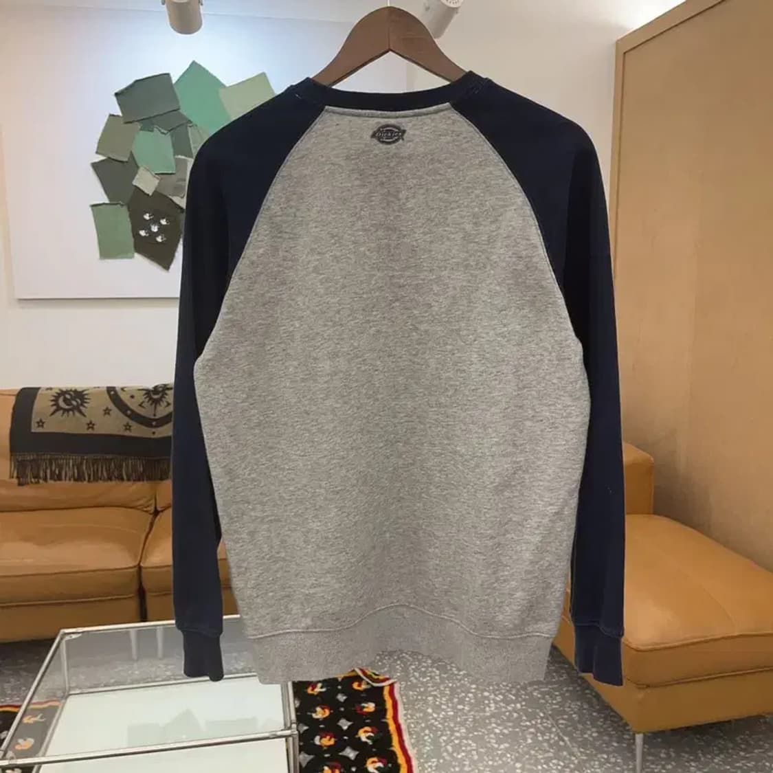 디키즈 스펠아웃 래글런 나그랑 라인 맨투맨 M C07090 상품이미지4