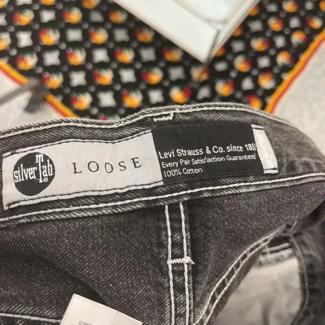 리바이스 실버탭 스트릿 힙합 카고 데님팬츠 32인치 C07105 상품이미지6