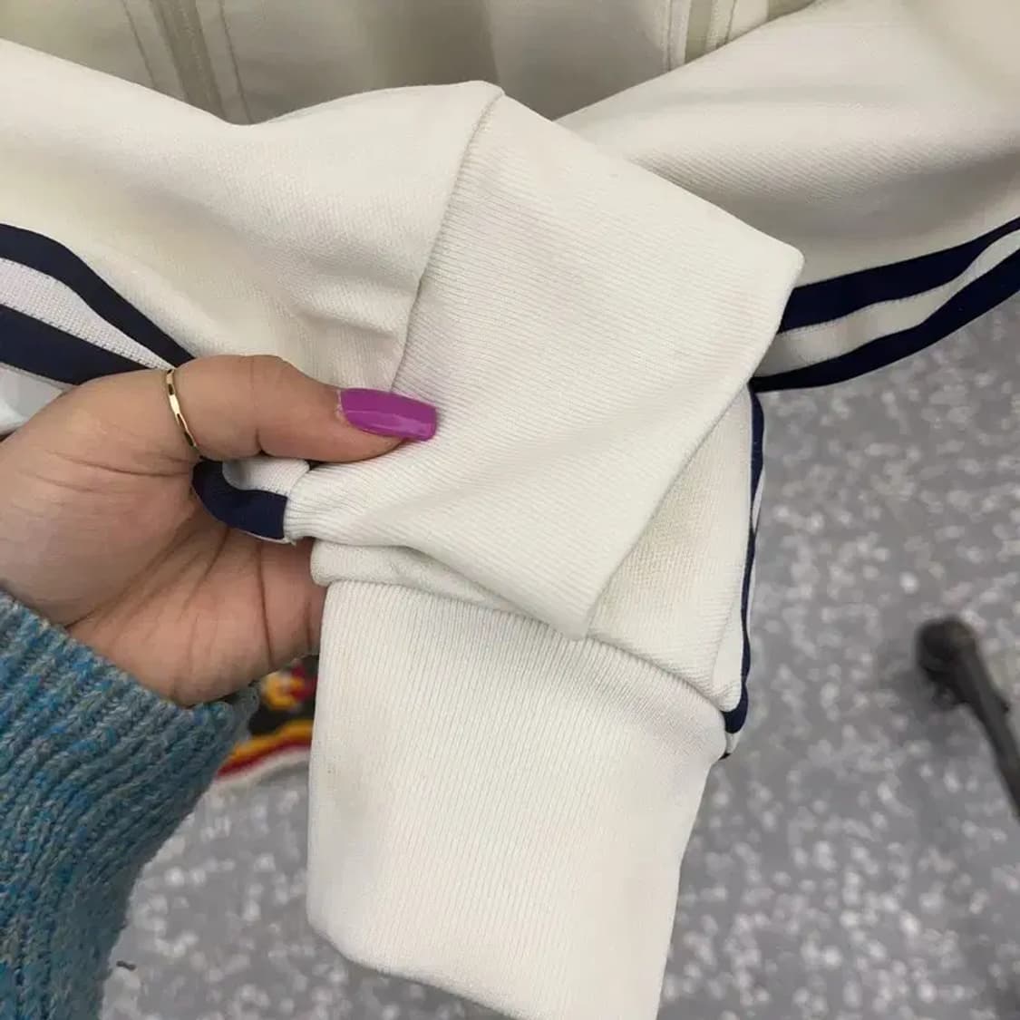 아디다스 베켄바우어 파스텔 블루 배색 져지 집업 100 C07082 상품이미지8