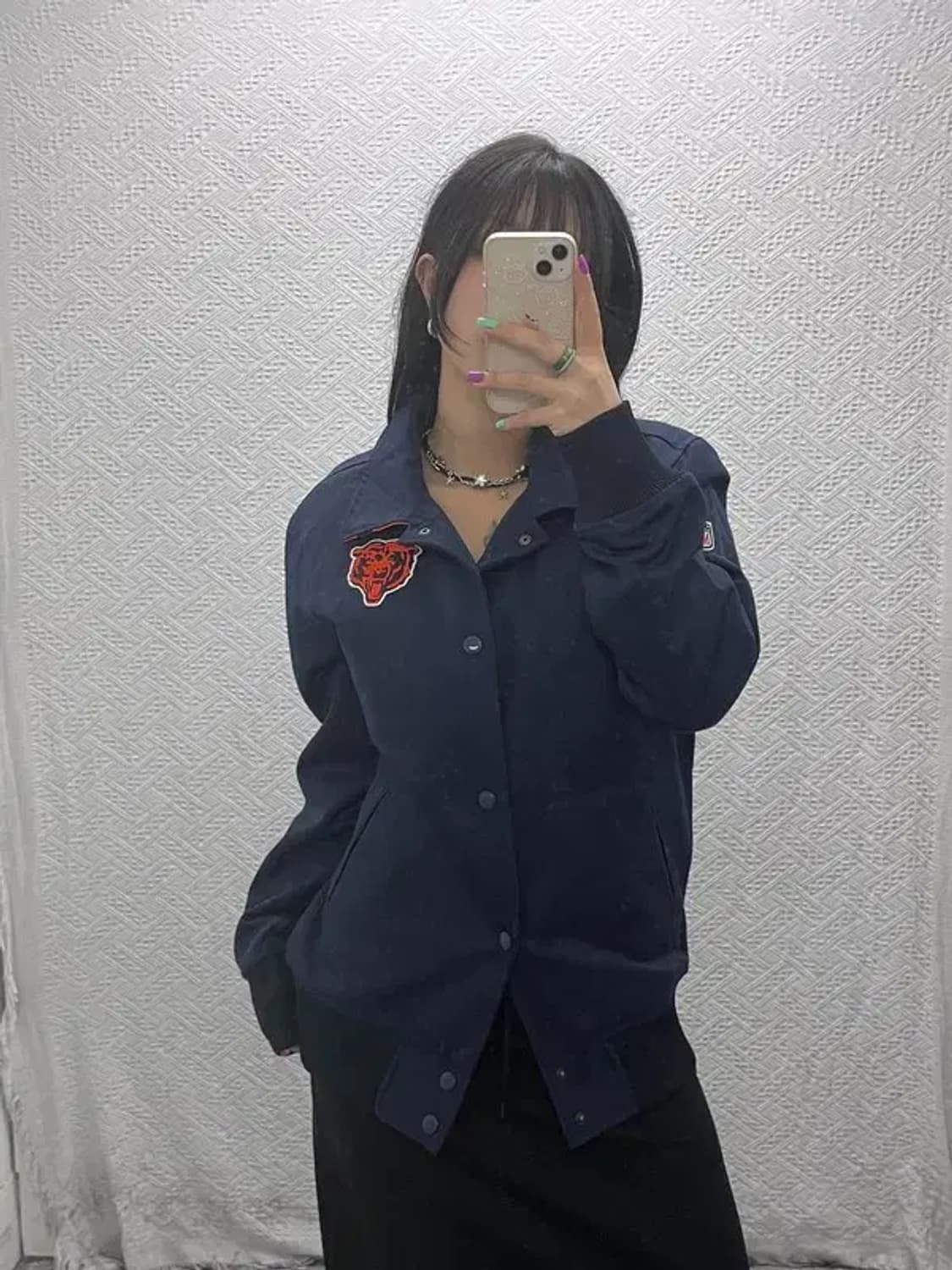 뉴에라 시카고 베어스 바시티 봄버 자켓 M C07093 상품이미지1