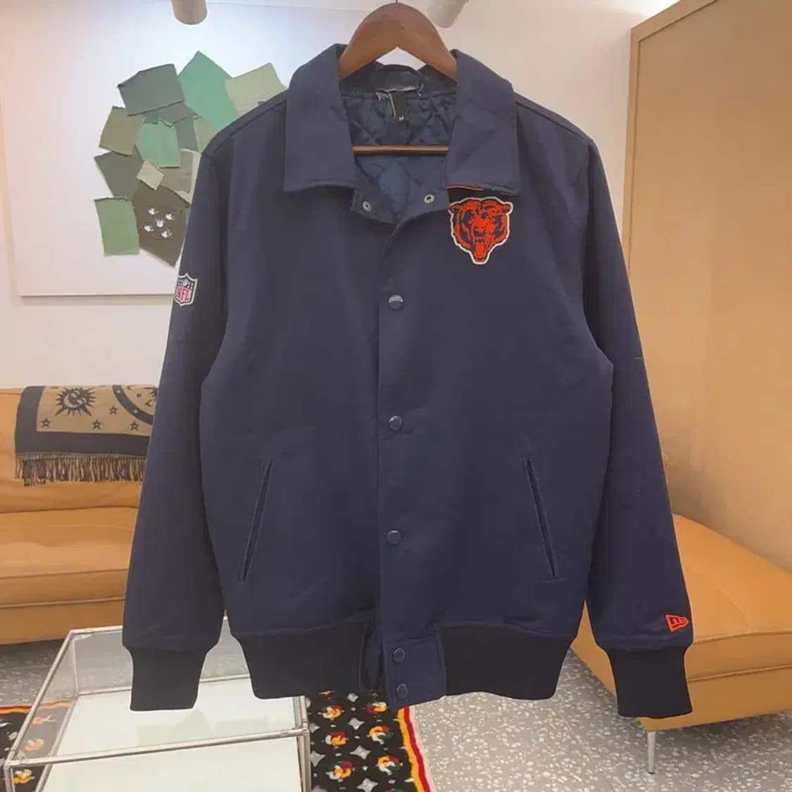 뉴에라 시카고 베어스 바시티 봄버 자켓 M C07093 상품이미지3