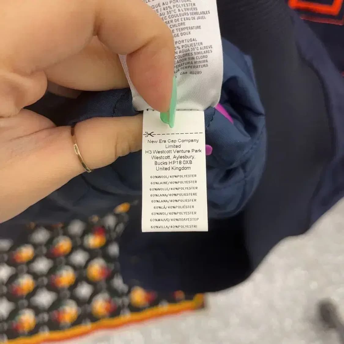 뉴에라 시카고 베어스 바시티 봄버 자켓 M C07093 상품이미지7