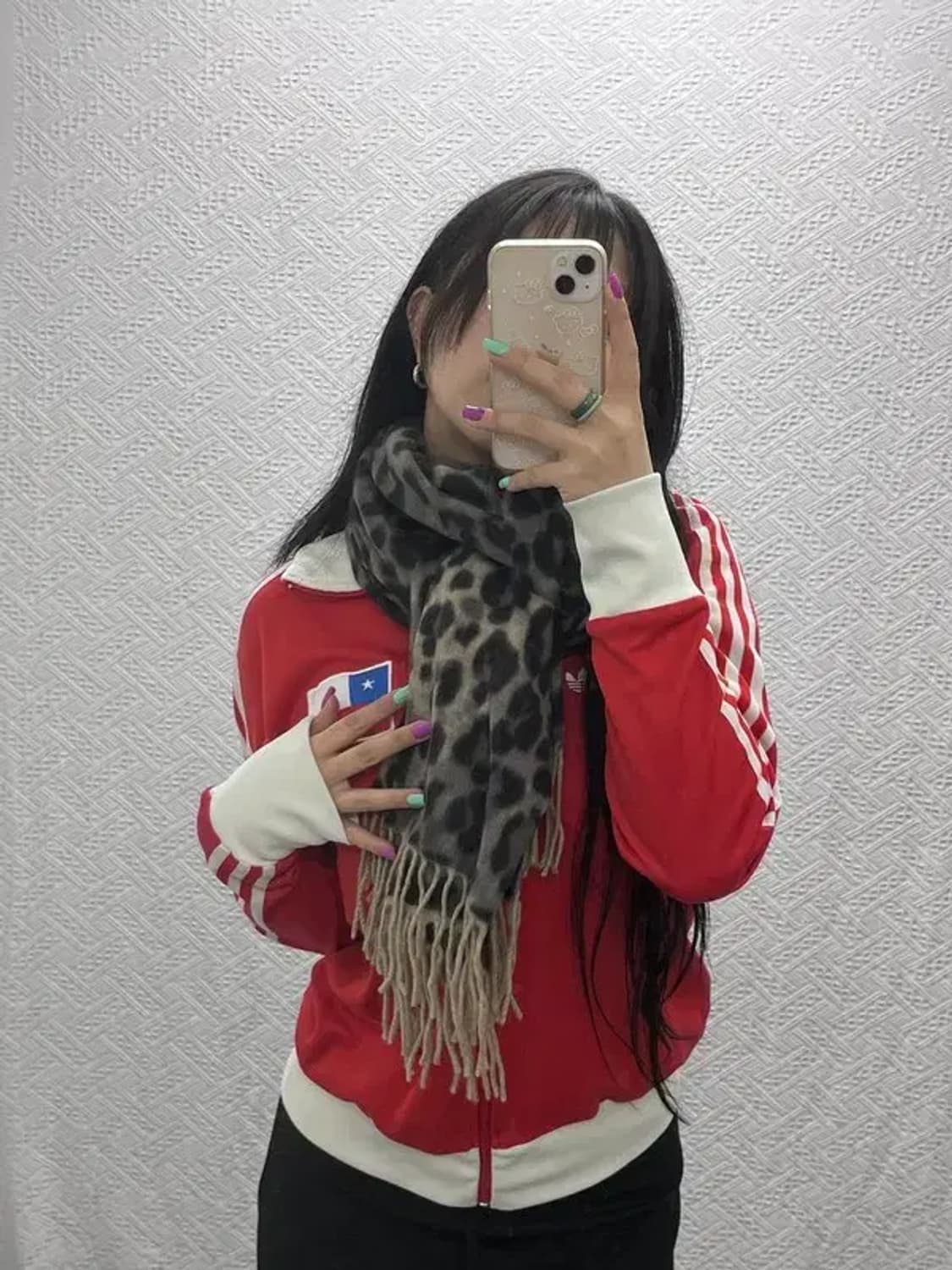 빈티지 힙스터 레오파드 호피 패턴 목도리 머플러 C07110 상품이미지2