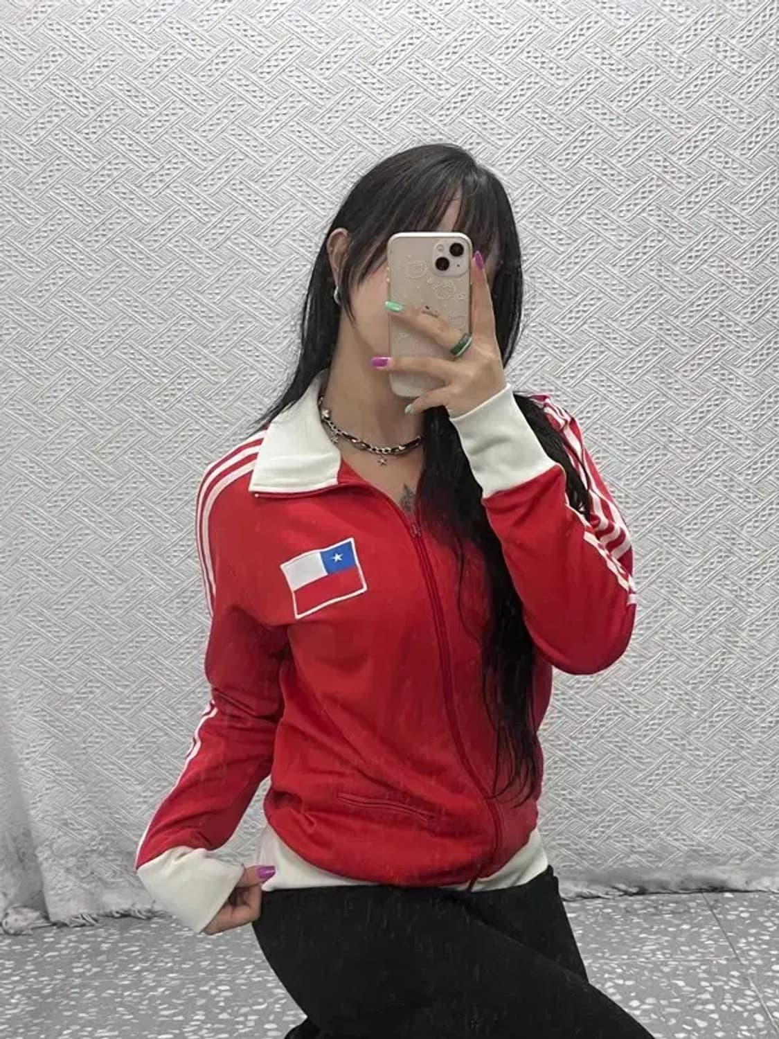 아디다스 칠레 유니폼 트랙탑 져지 집업 M C07083 상품이미지1