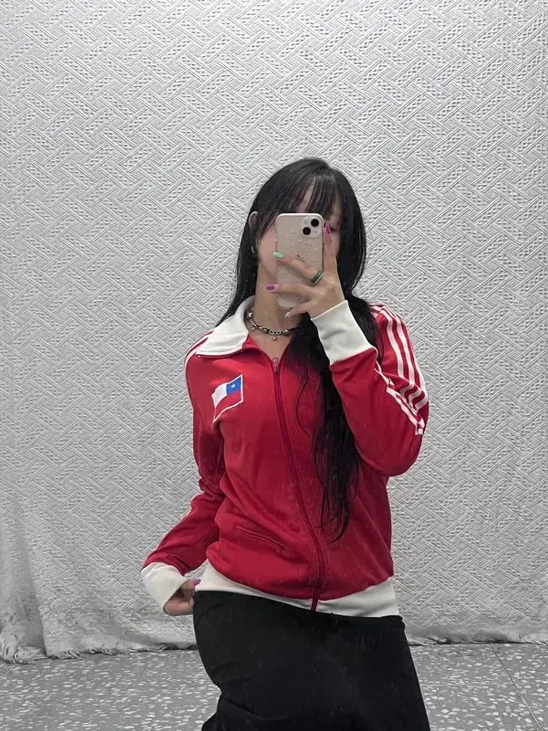 아디다스 칠레 유니폼 트랙탑 져지 집업 M C07083 상품이미지2