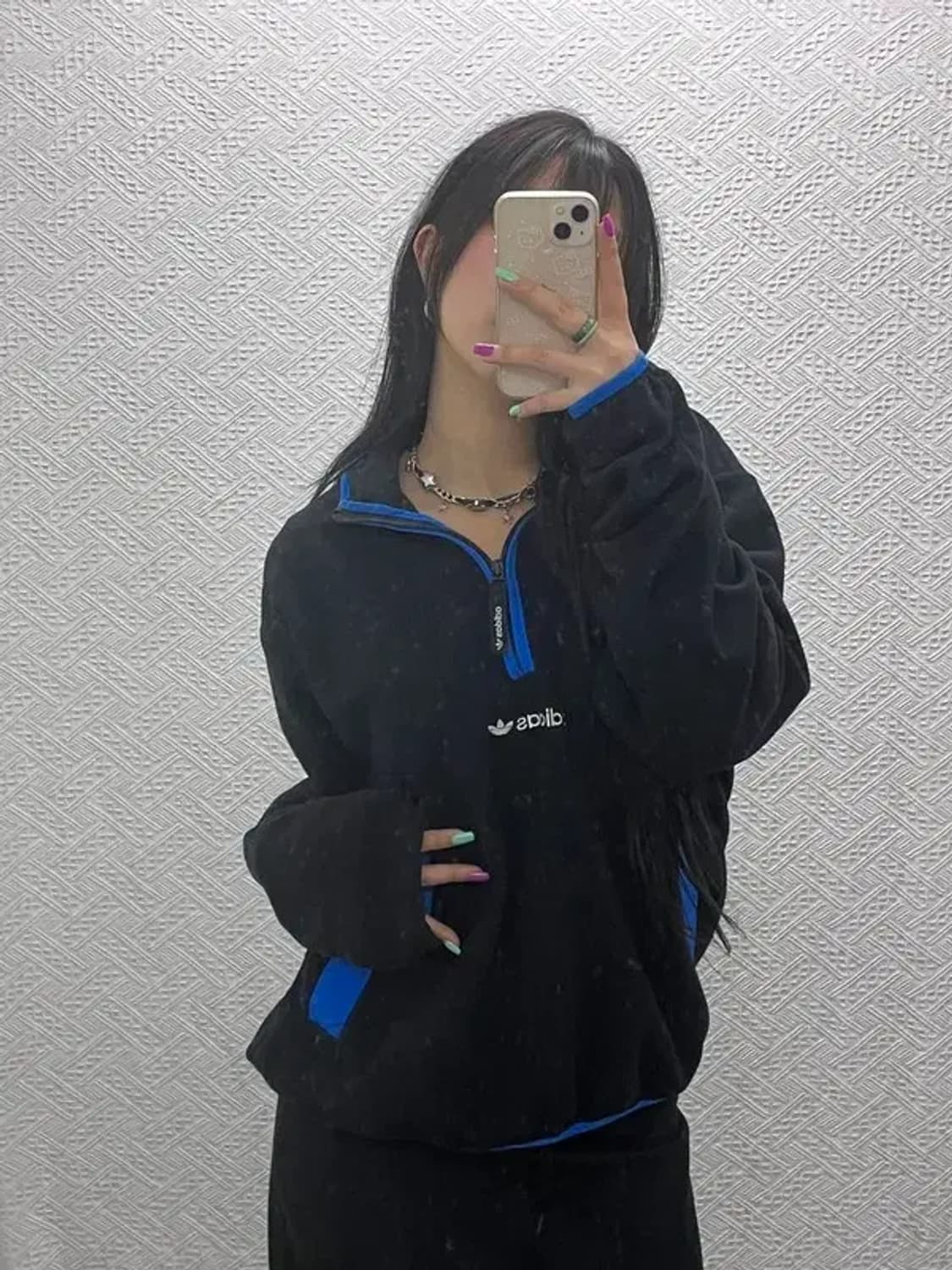 아디다스 슈퍼스타 어드벤처 반집업 플리스 맨투맨 XL C07097 상품이미지2