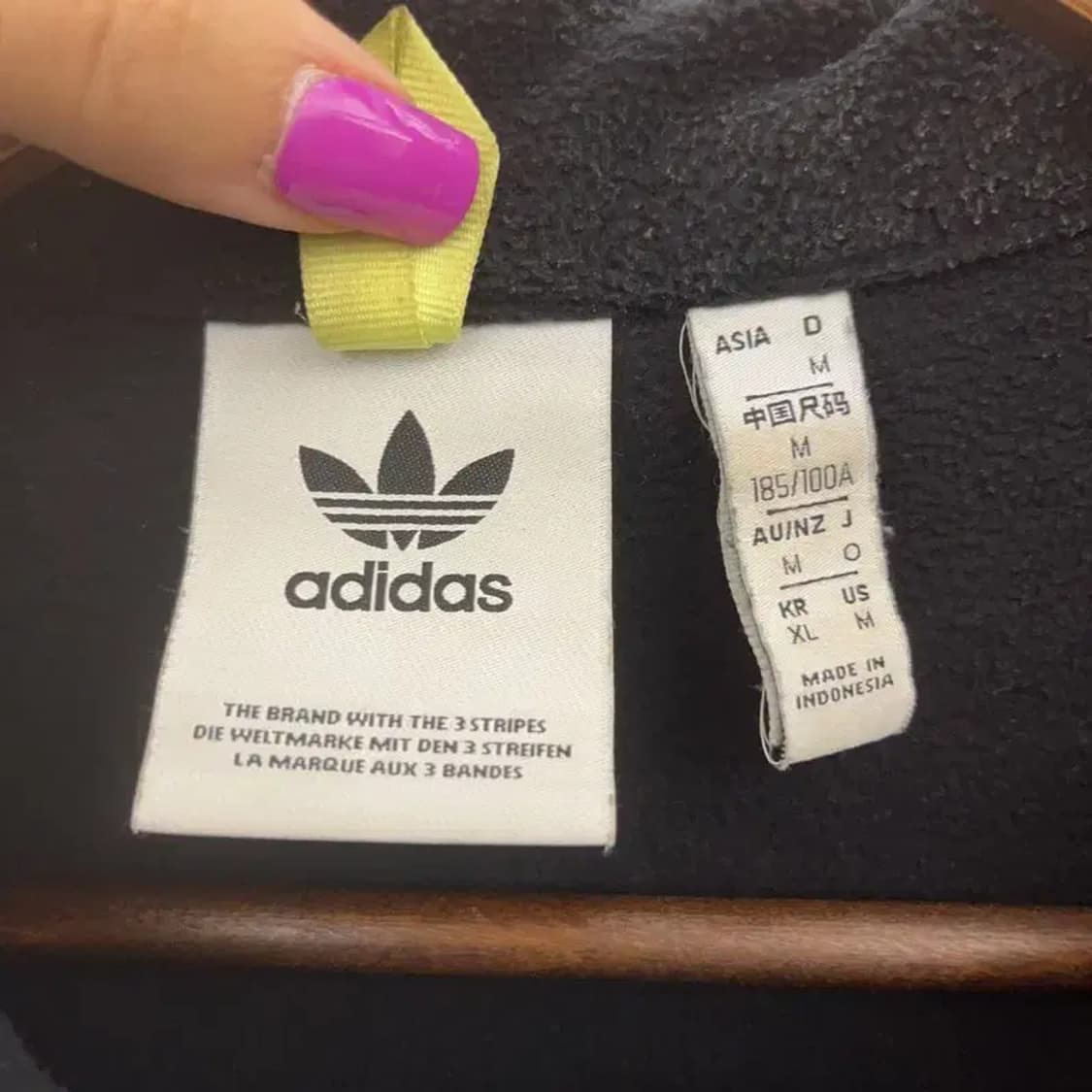 아디다스 슈퍼스타 어드벤처 반집업 플리스 맨투맨 XL C07097 상품이미지5