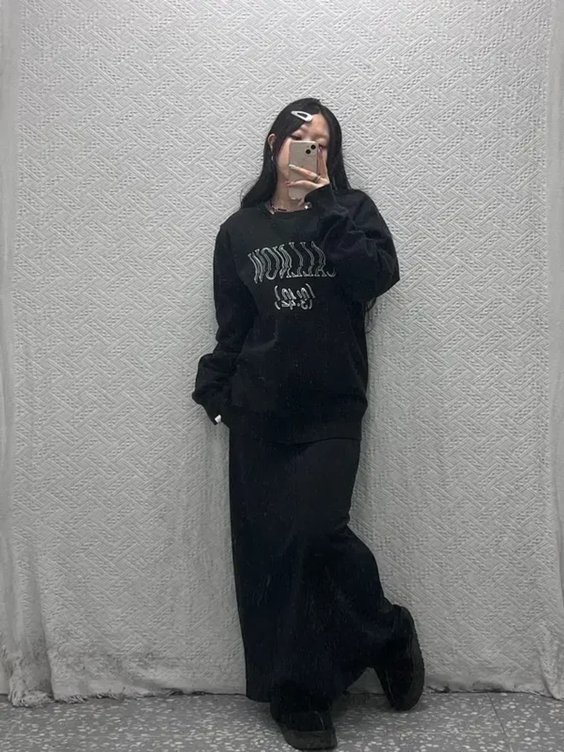 디스이즈네버댓 스트릿 펑크로고 기모 맨투맨 L C07121 상품이미지2