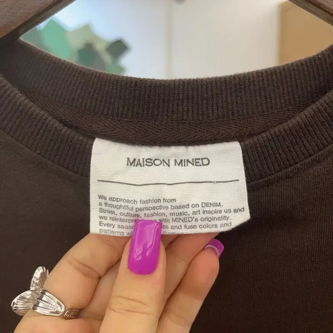 메종미네드 빈티지 레이어드 롱슬리브 S C07125 상품이미지5
