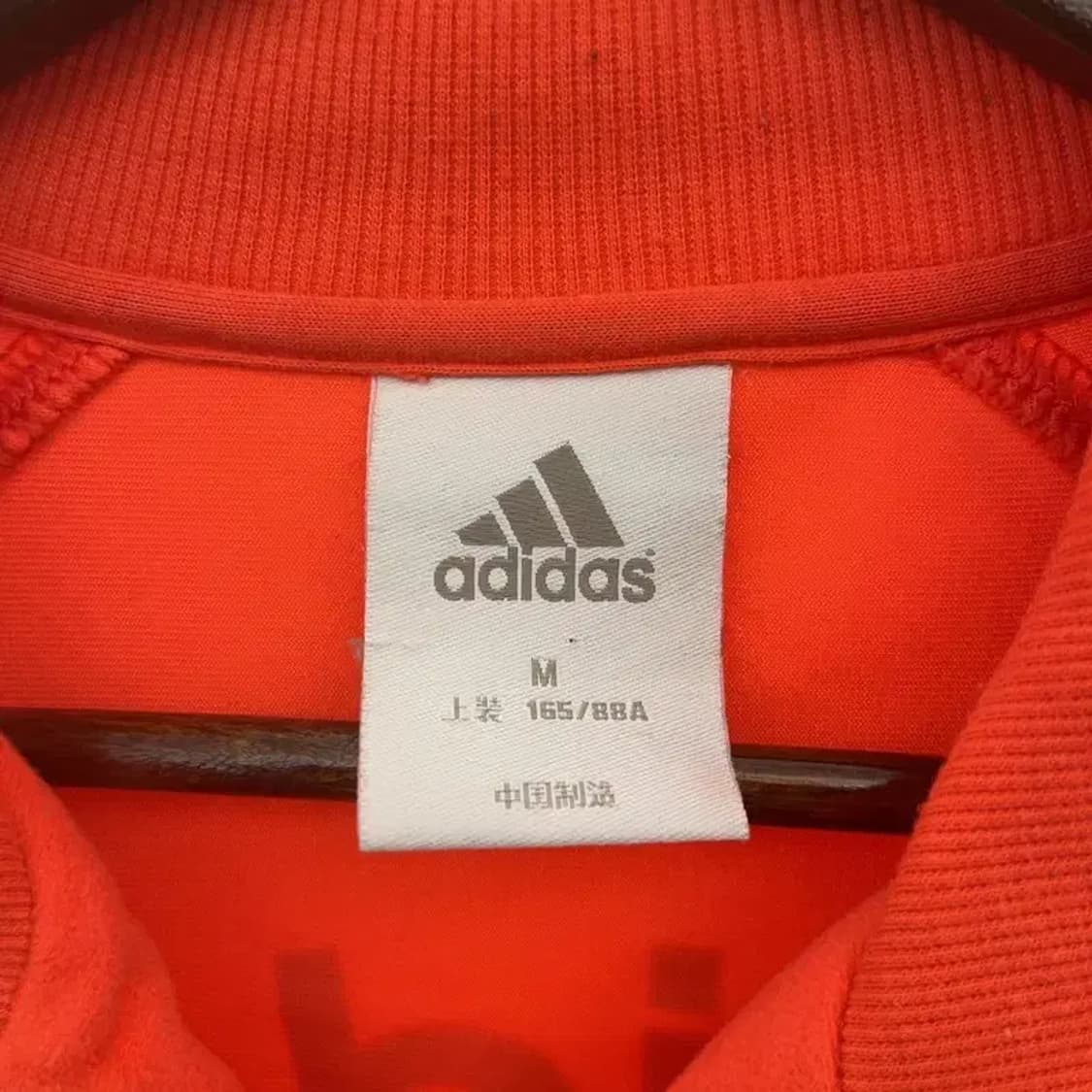 아디다스 희귀 레트로 더블컬러로고 벨벳 집업 M C07136 상품이미지5