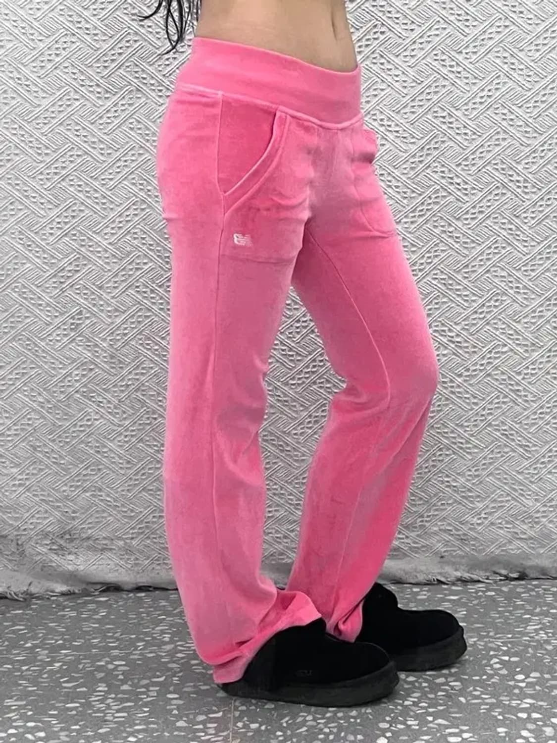 뉴발란스 Y2K 대장급 핑크 벨벳 트레이닝 팬츠 S C07139 상품이미지2