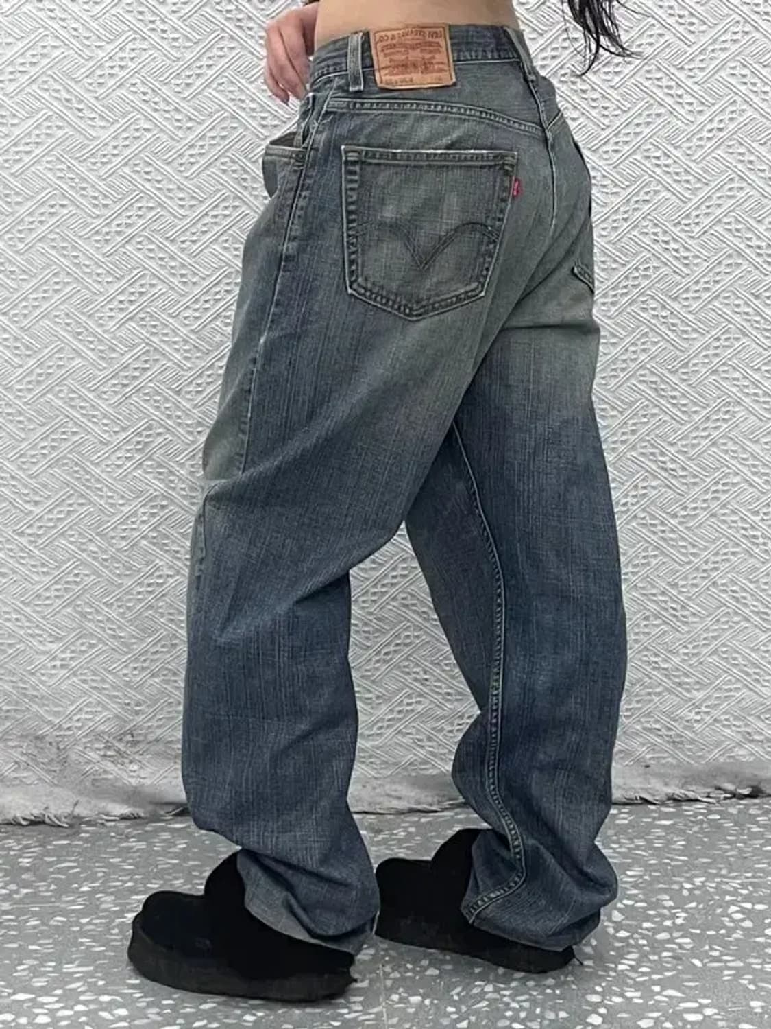 리바이스 559 빈티지 디스트로이드 워싱 데님팬츠 36인치 C07141 상품이미지1