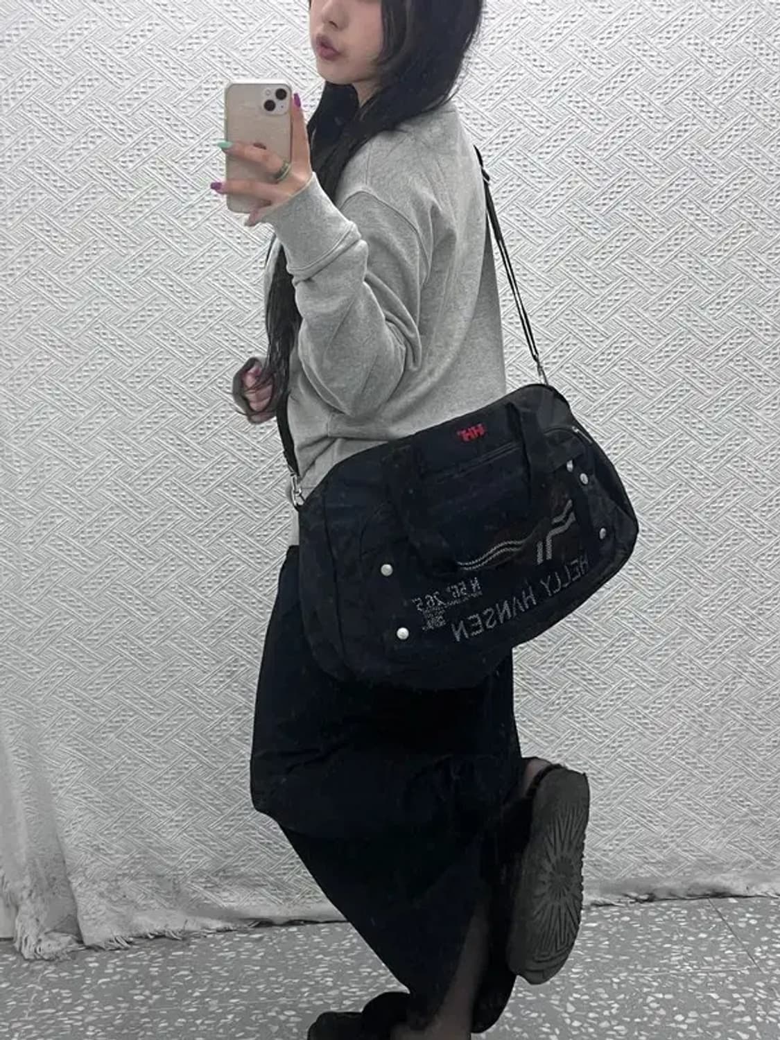 헬리 하센 올드스쿨 빈티지 빅로고 크로스백 더플백 C07154 상품이미지1