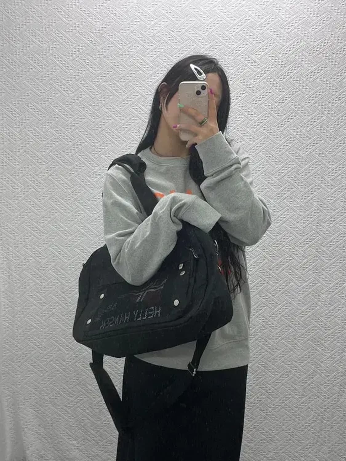 헬리 하센 올드스쿨 빈티지 빅로고 크로스백 더플백 C07154 상품이미지2