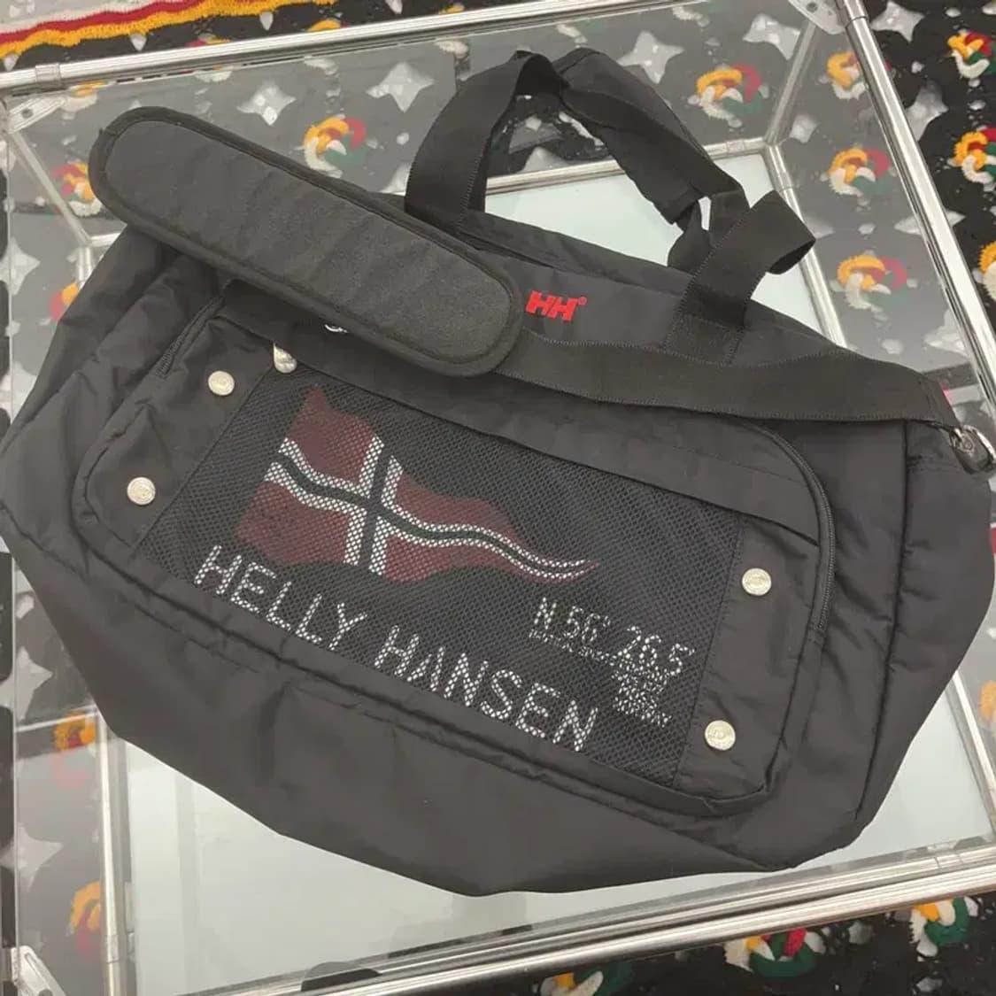 헬리 하센 올드스쿨 빈티지 빅로고 크로스백 더플백 C07154 상품이미지3