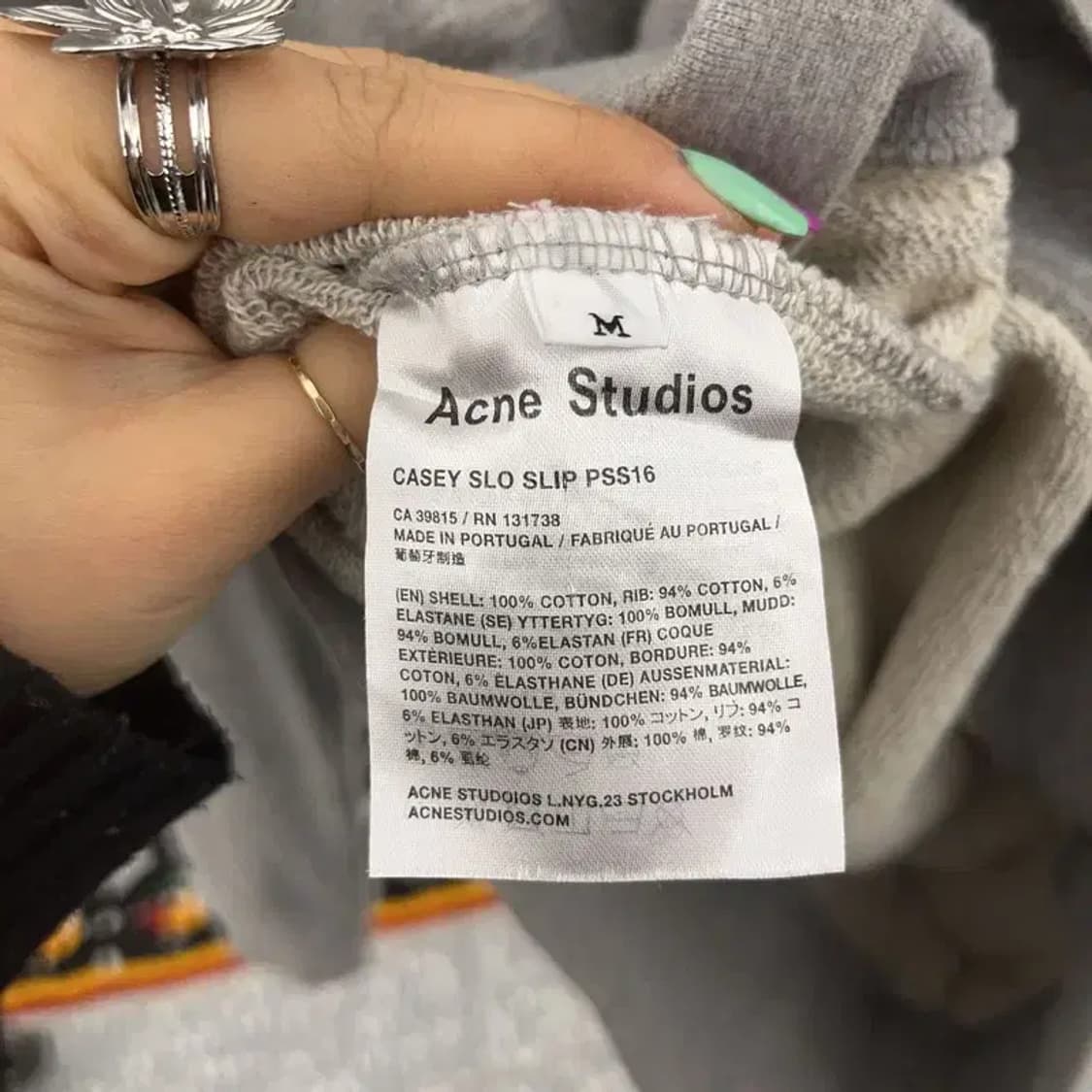 아크네스튜디오 LIP 키치 프린팅 맨투맨 M C07122 상품이미지6