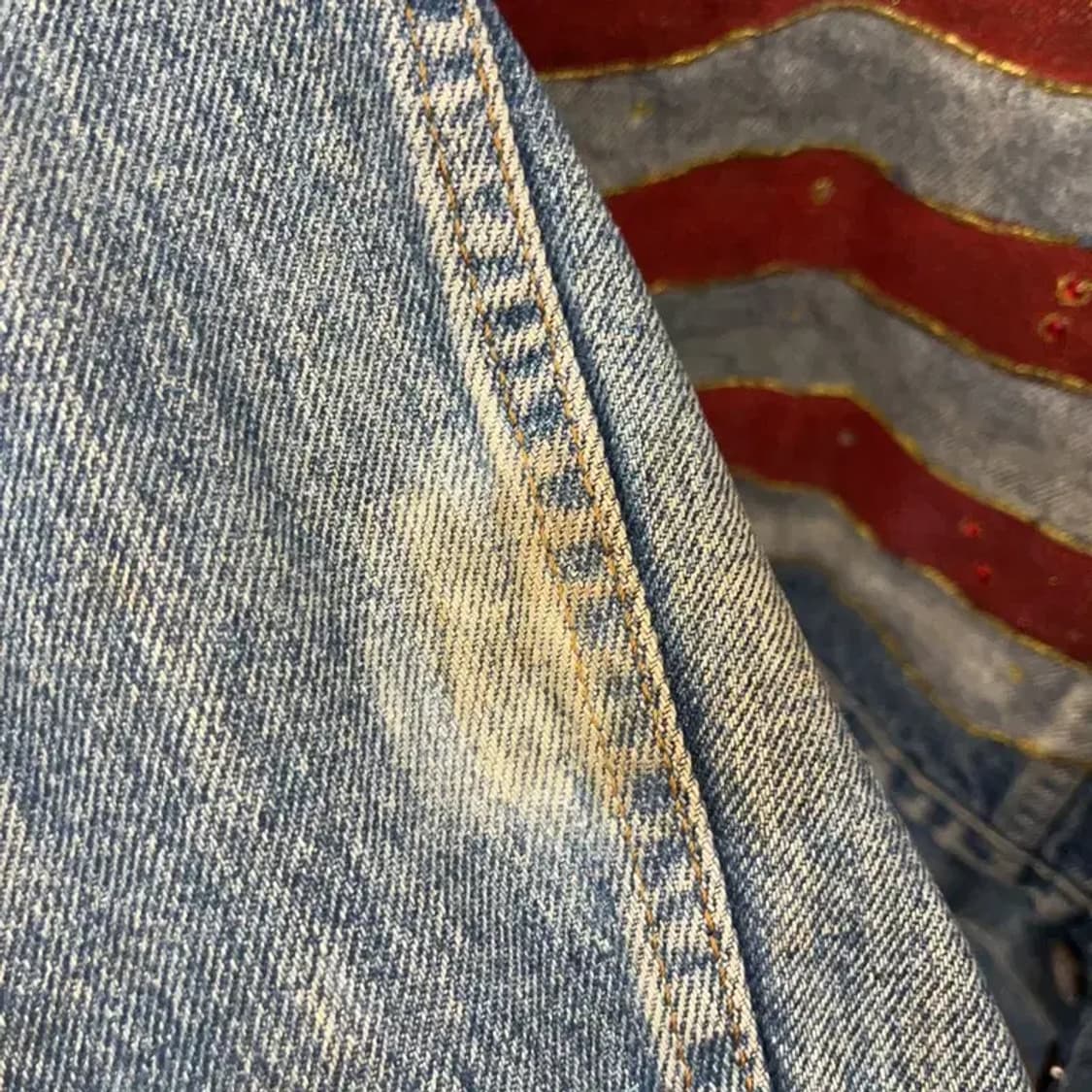 리바이스 올드스쿨 빈티지 성조기 트러커 데님 자켓 42R C07133 상품이미지8